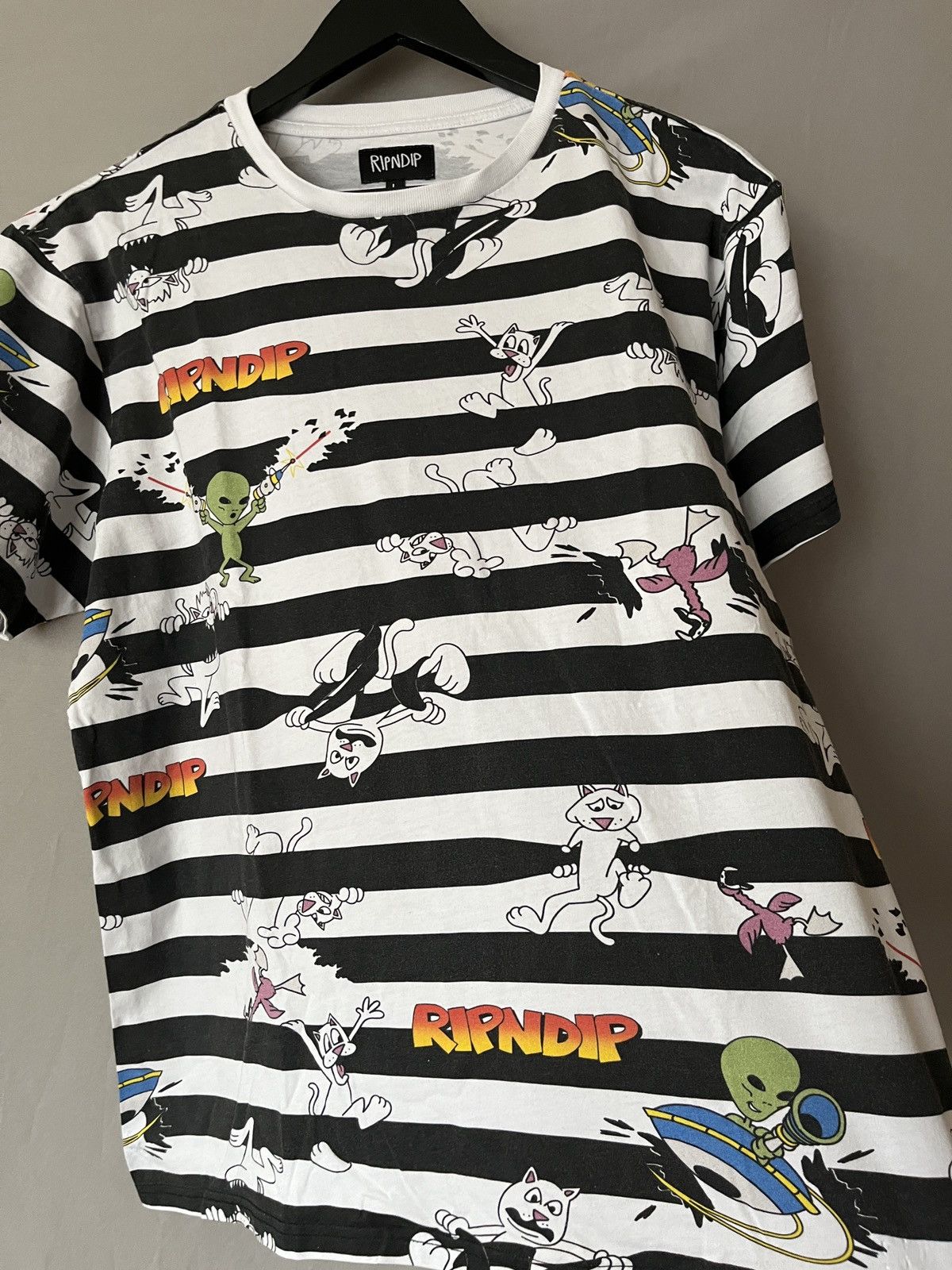 RIPNDIP RipnDip Nerm and Alien Full Printed T-shirt Size US L / EU 52-54 / 3 - 6 Thumbnail