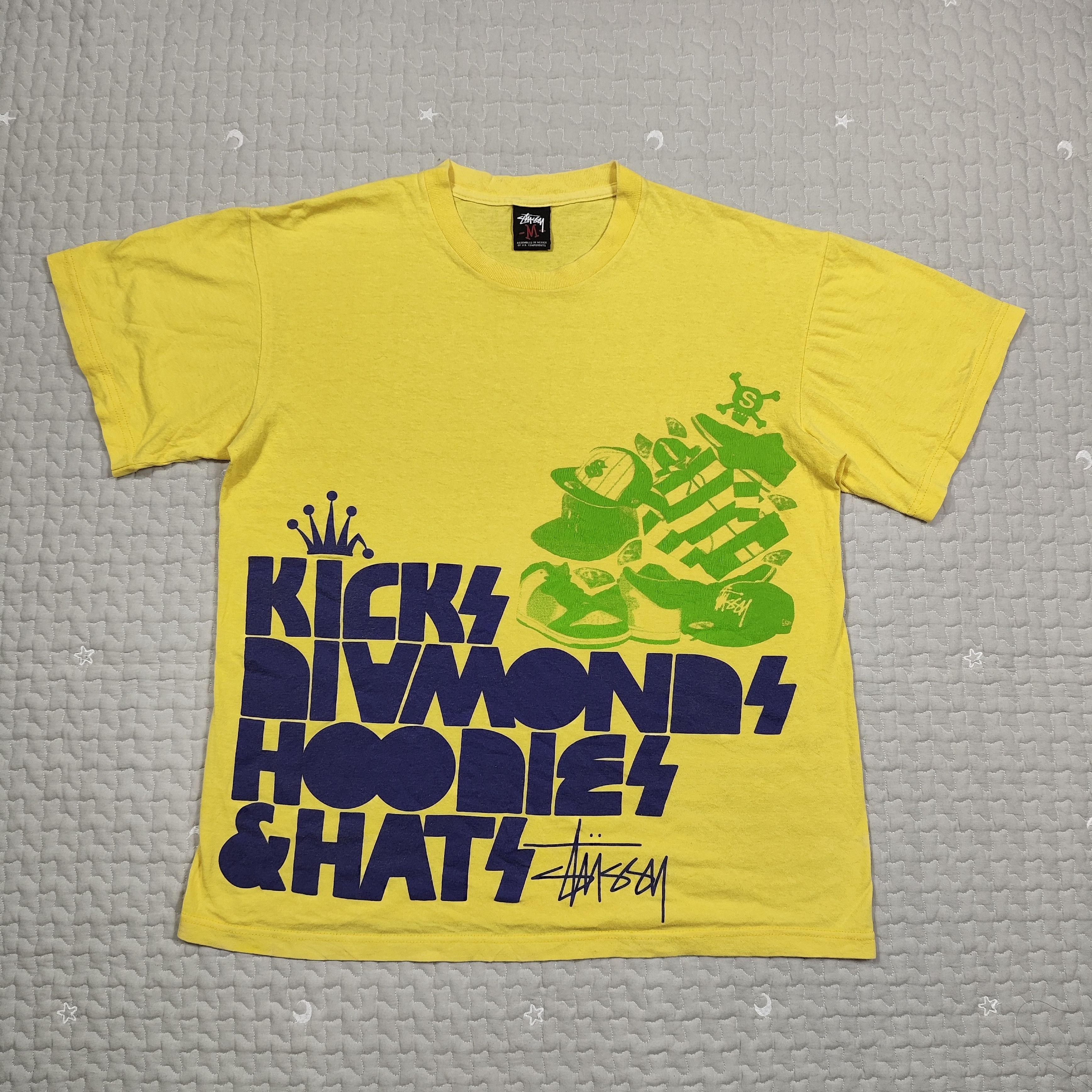 【OLD STUSSY 】Stussy Can I Kick It Tee Streetwear × Stussy × Vintage Vintage Y2K Stussy 