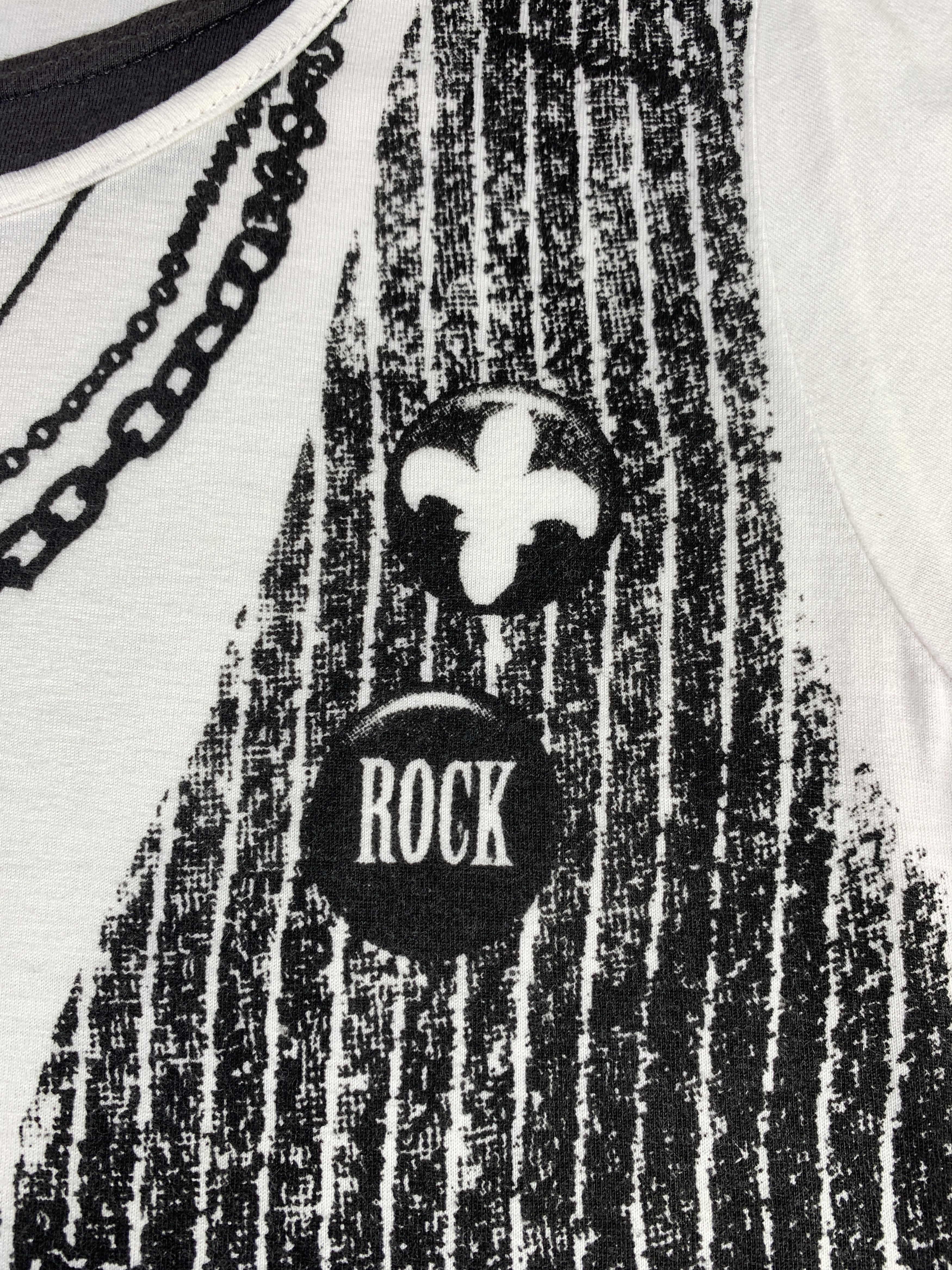Japanese Brand babe be equivalent Necklace Vest Print Tee (M) Size M / US 6-8 / IT 42-44 - 4 Thumbnail
