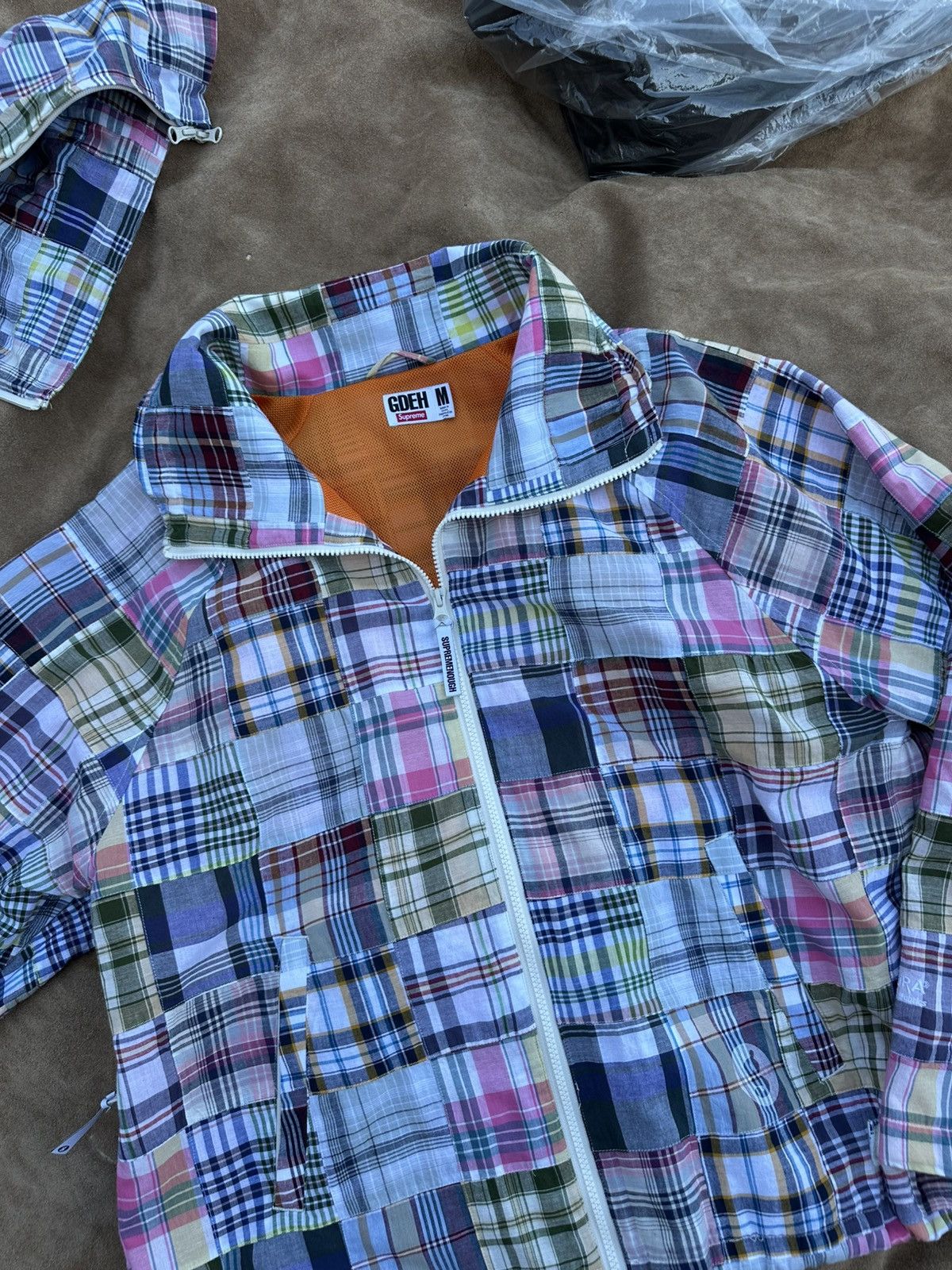 GOODENOUGH × Supreme Supreme Goodenough Patchwork Hooded Jacket Size US M / EU 48-50 / 2 - 2 Thumbnail