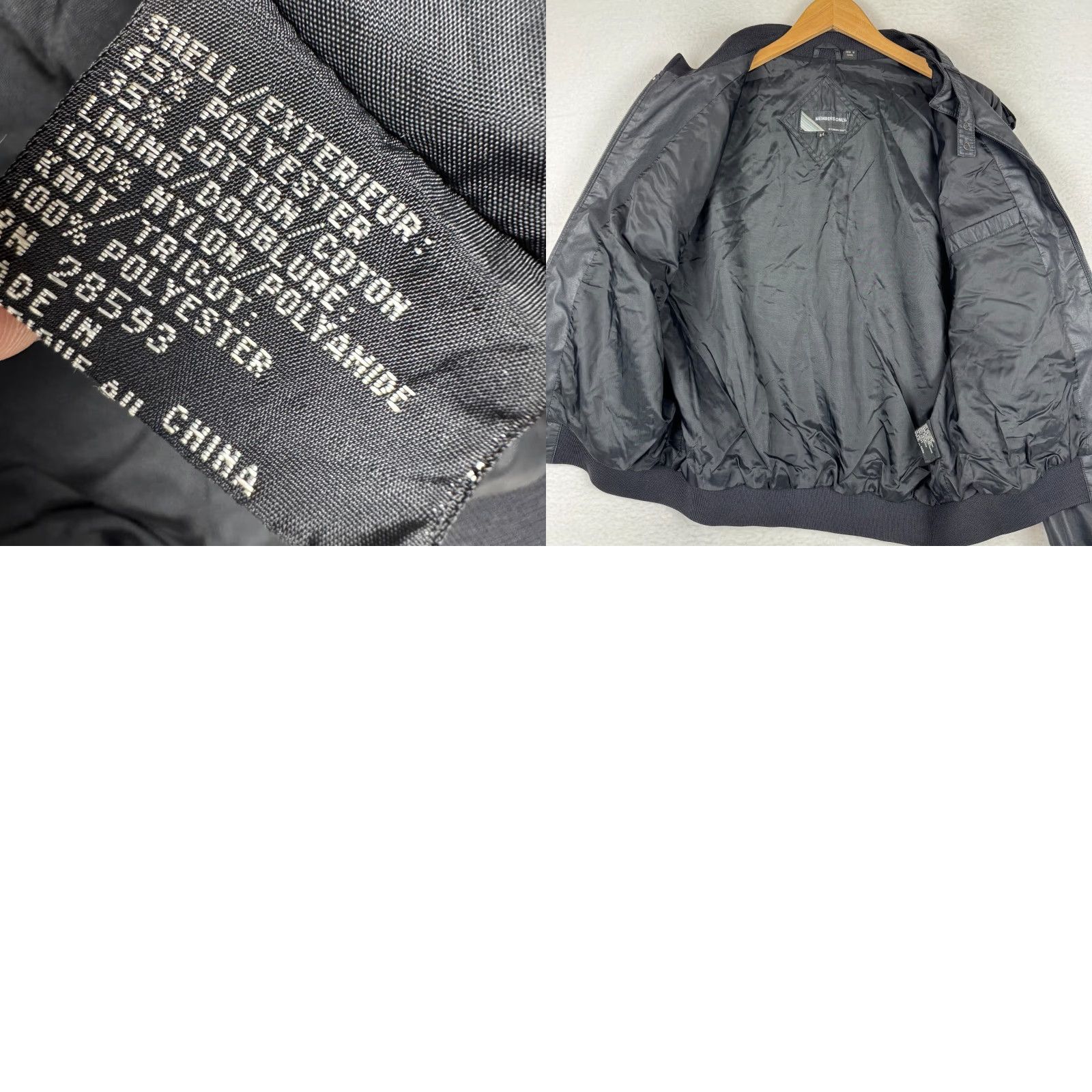 Members Only VINTAGE Members Only Europe Craft Men's 44 Black Bomber Jacket 90s 80s Size US S / EU 44-46 / 1 - 8 Thumbnail