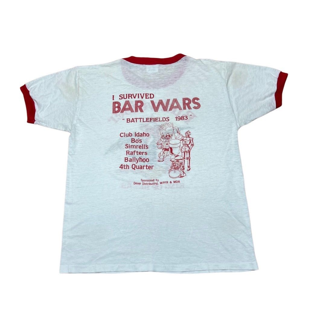 Budweiser × Vintage American Vintage 80s Budweiser Ringer Shirt Medium Size M / US 6-8 / IT 42-44 - 7 Thumbnail