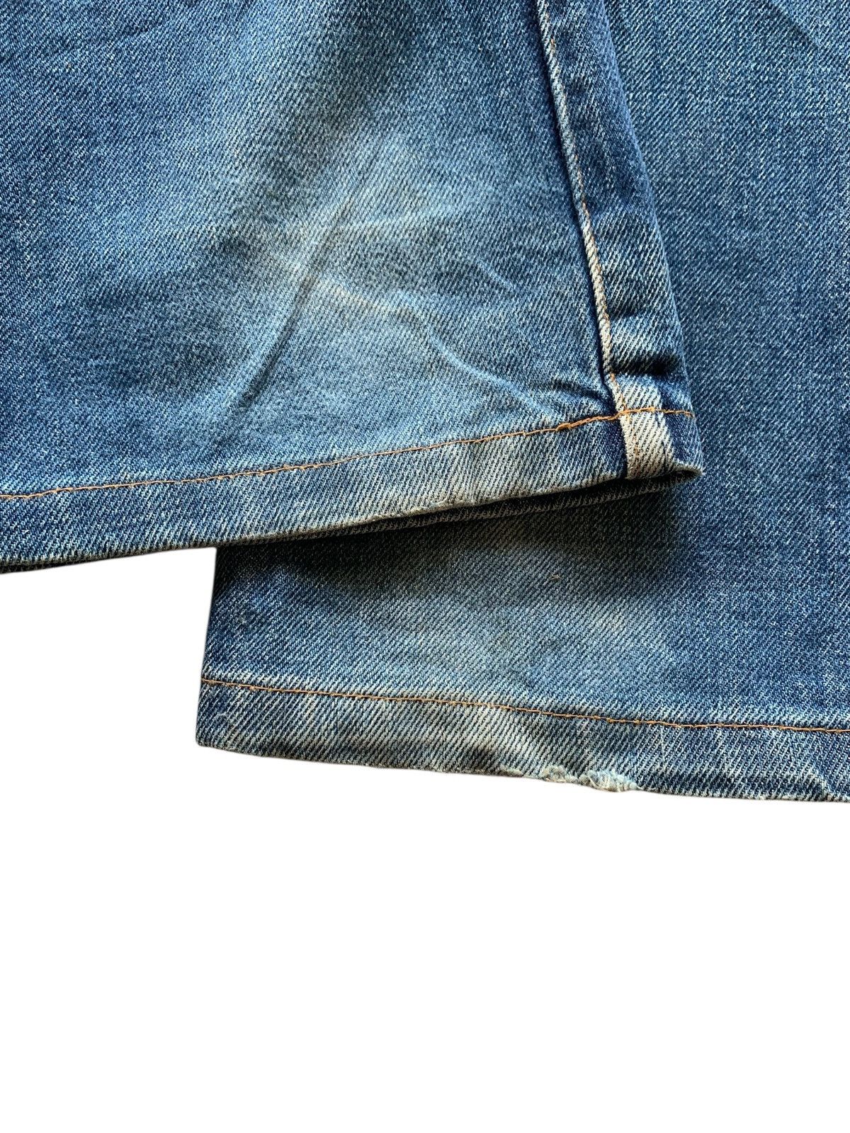 A.P.C. A.P.C SELVEDGE FADED & RUSTY JAPANESE DISTRESSED DENIM Size US 30 / EU 46 - 15 Thumbnail