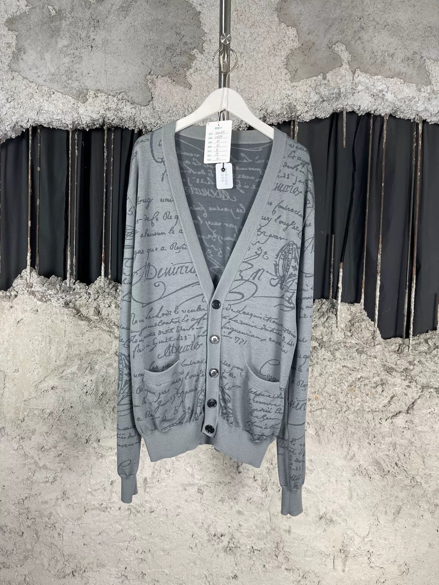 Berluti Berluti Scritto Script Cardigan Size M Size US M / EU 48-50 / 2 - 1 Thumbnail