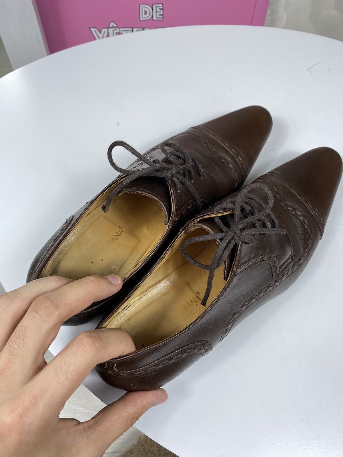 Dolce & Gabbana × Vintage Dolce&Gabbana Derby Lace Up Size US 8 / EU 41 - 13 Thumbnail