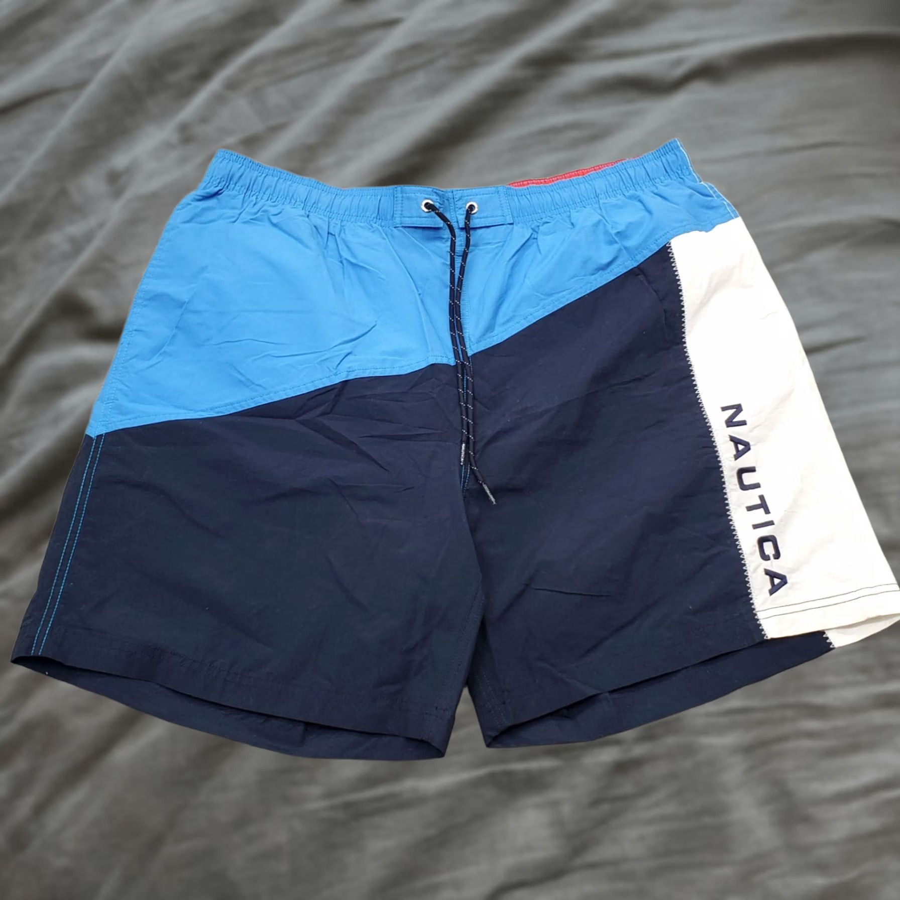 Nautica Nautica Trunks Men XL Colorblock Quick-Dry Drawstring Multicolor Size US 36 / EU 52 - 1 Thumbnail