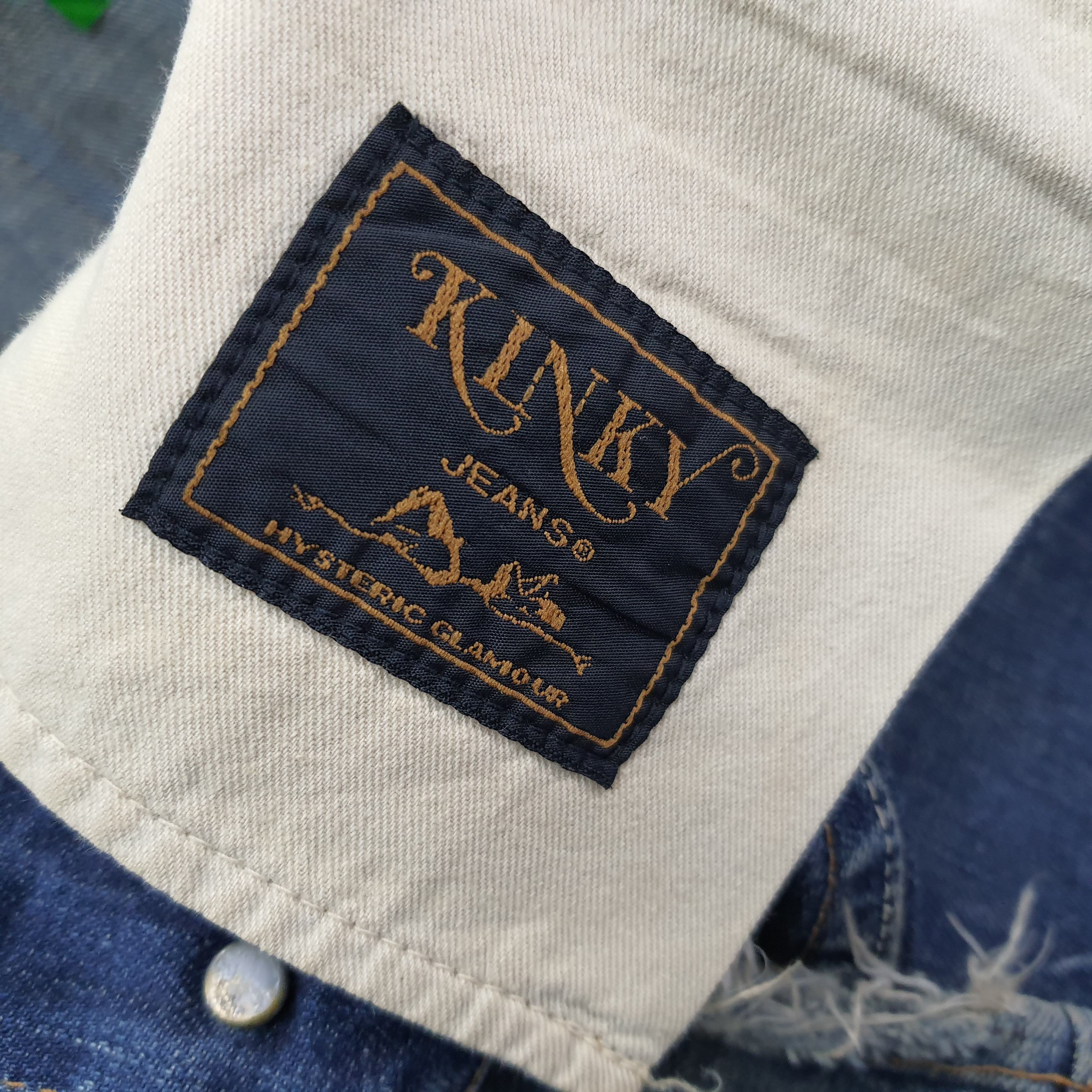 Hysteric Glamour Vintage Hysteric Glamour Kinky Custom Logo Jeans C258N12 Size 31" - 10 Thumbnail