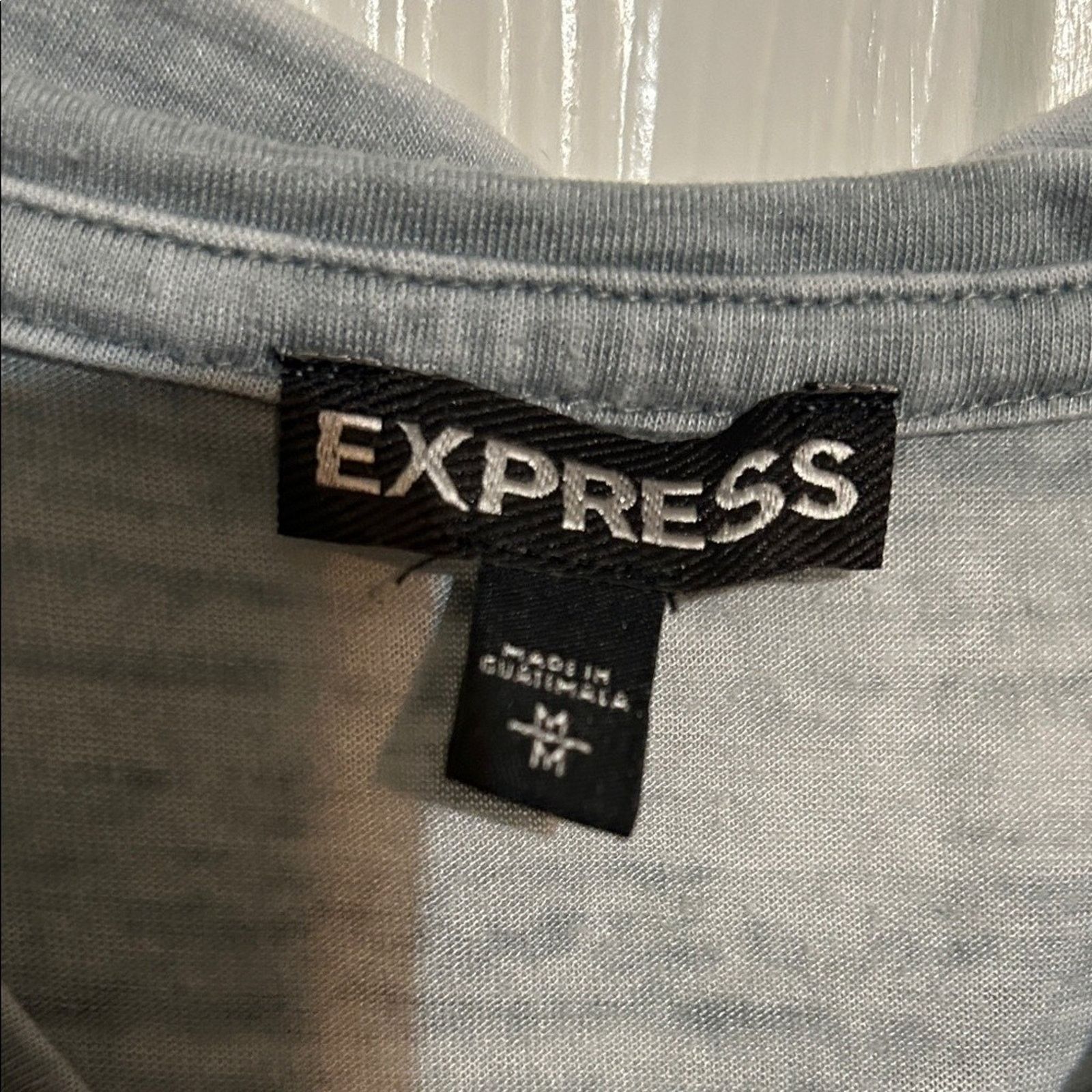 Express Express Heather Gray Women's Tank Top Size M / US 6-8 / IT 42-44 - 2 Thumbnail