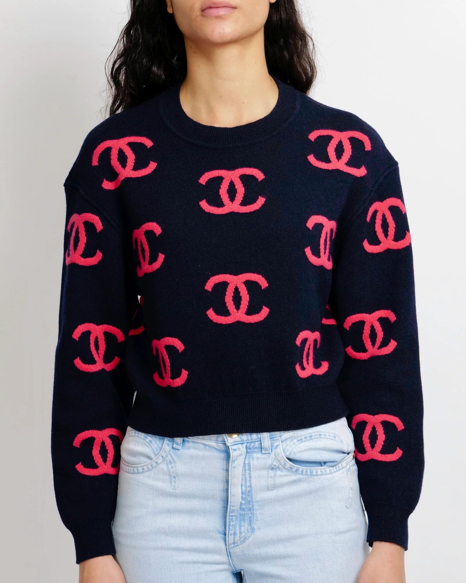 Chanel Chanel 21P Pink CC Logo Cashmere Jumper Pullover Sweater 34 Size XXS / US 00 / IT 34 - 3 Thumbnail