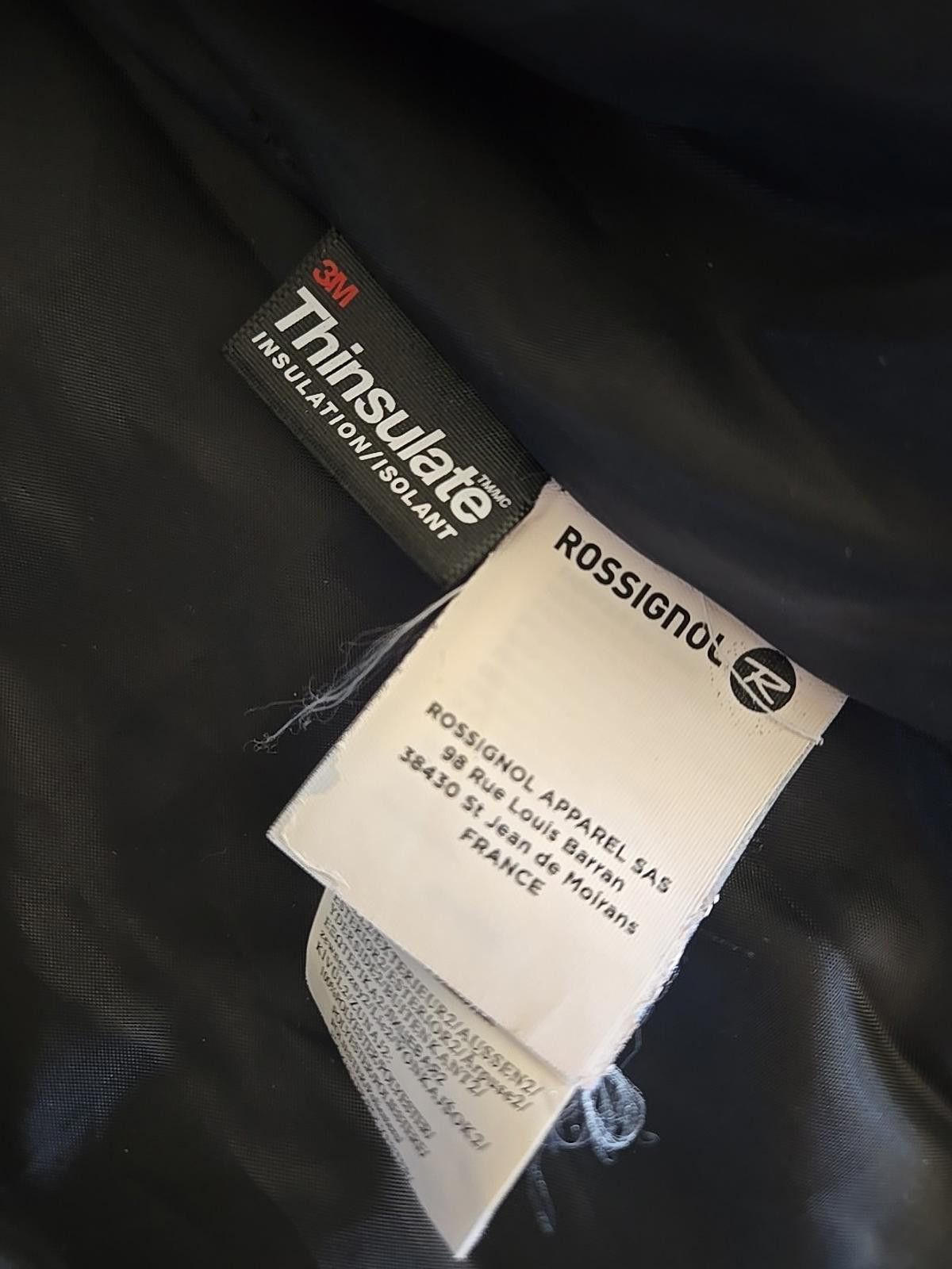 Rossignol Rossignol Thinsulate Jacket Womens XL Black Full Zip Light Size XL / US 12-14 / IT 48-50 - 7 Thumbnail
