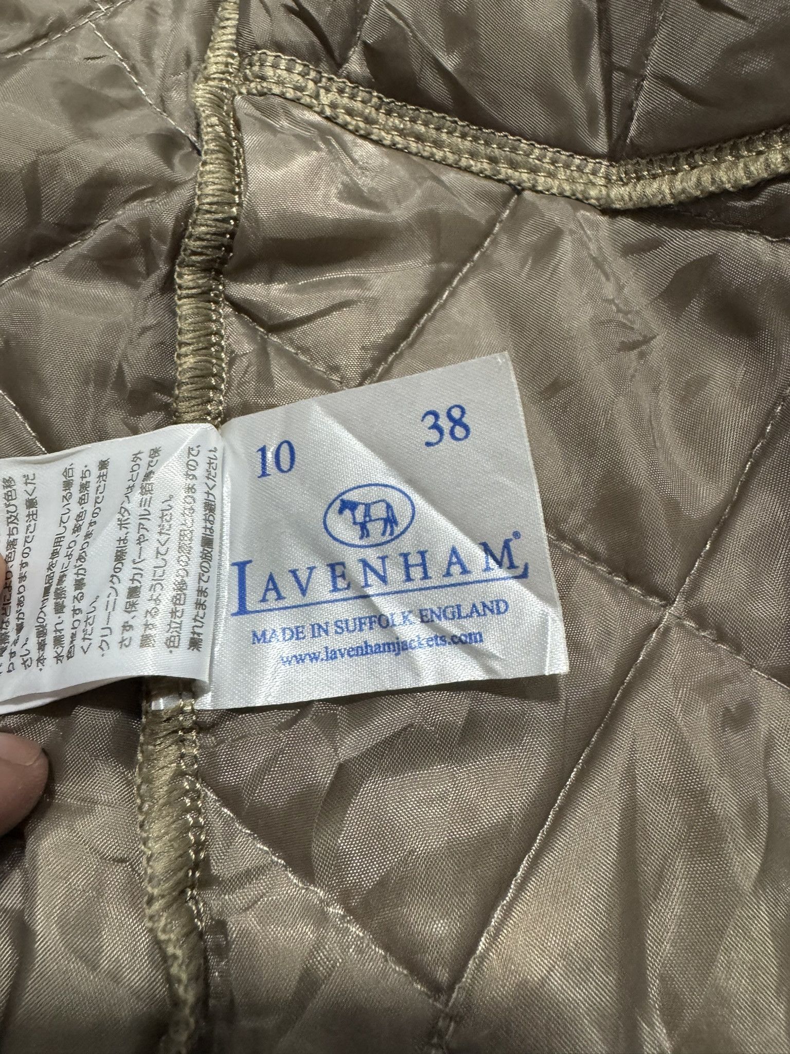 Lavenham Lavenham Quilted Long Coat Jacket Size US L / EU 52-54 / 3 - 9 Thumbnail