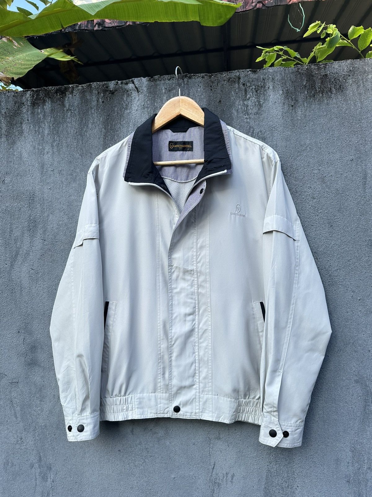 Gianni Valentino 👹Vintage Gianni Valentino Light Bomber Jacket Size US M / EU 48-50 / 2 - 3 Thumbnail
