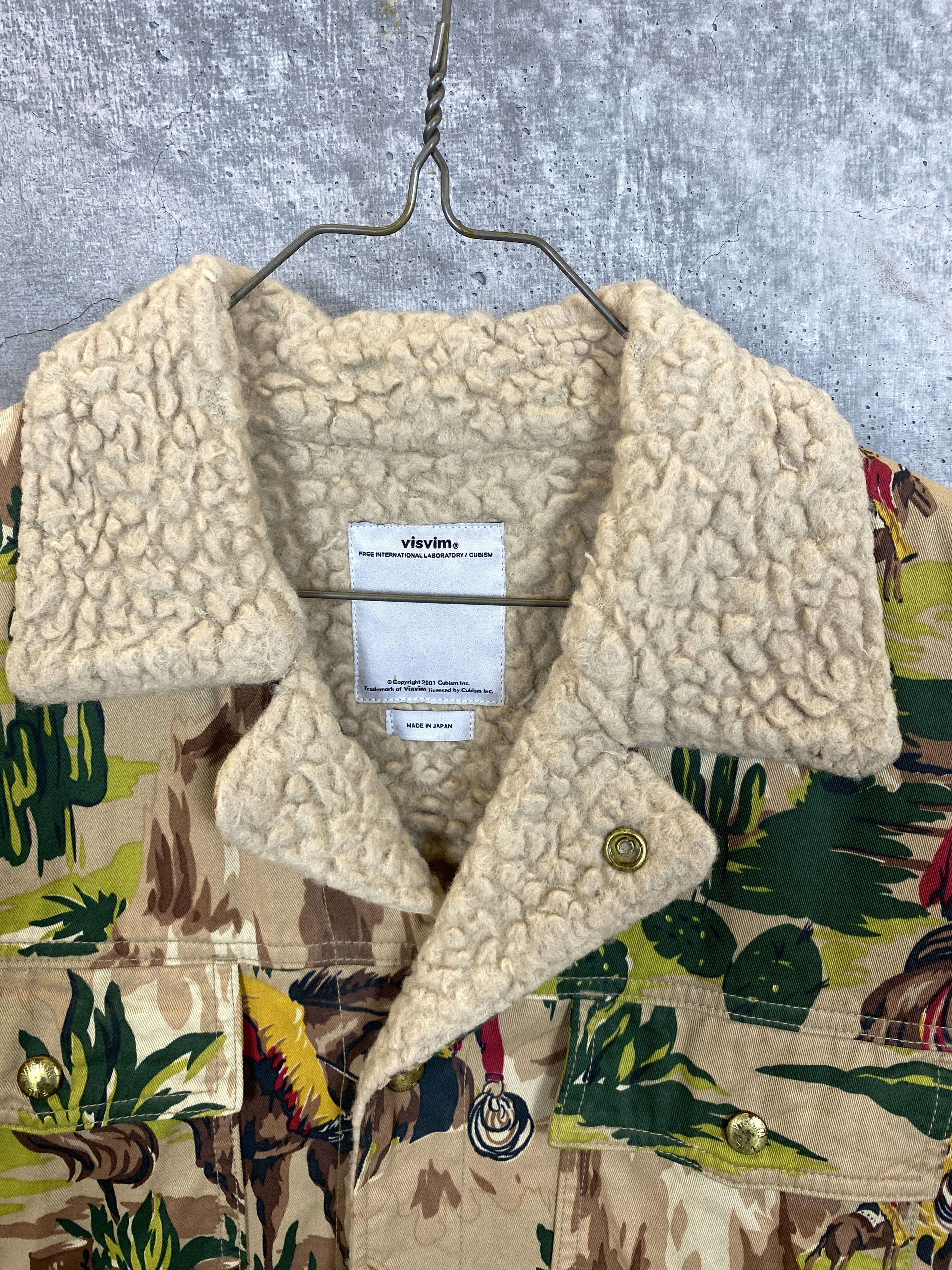 Visvim NWOT VISVIM WESTERN PRINT SHEARLING JACKET SIZE 3 Size US L / EU 52-54 / 3 - 3 Thumbnail