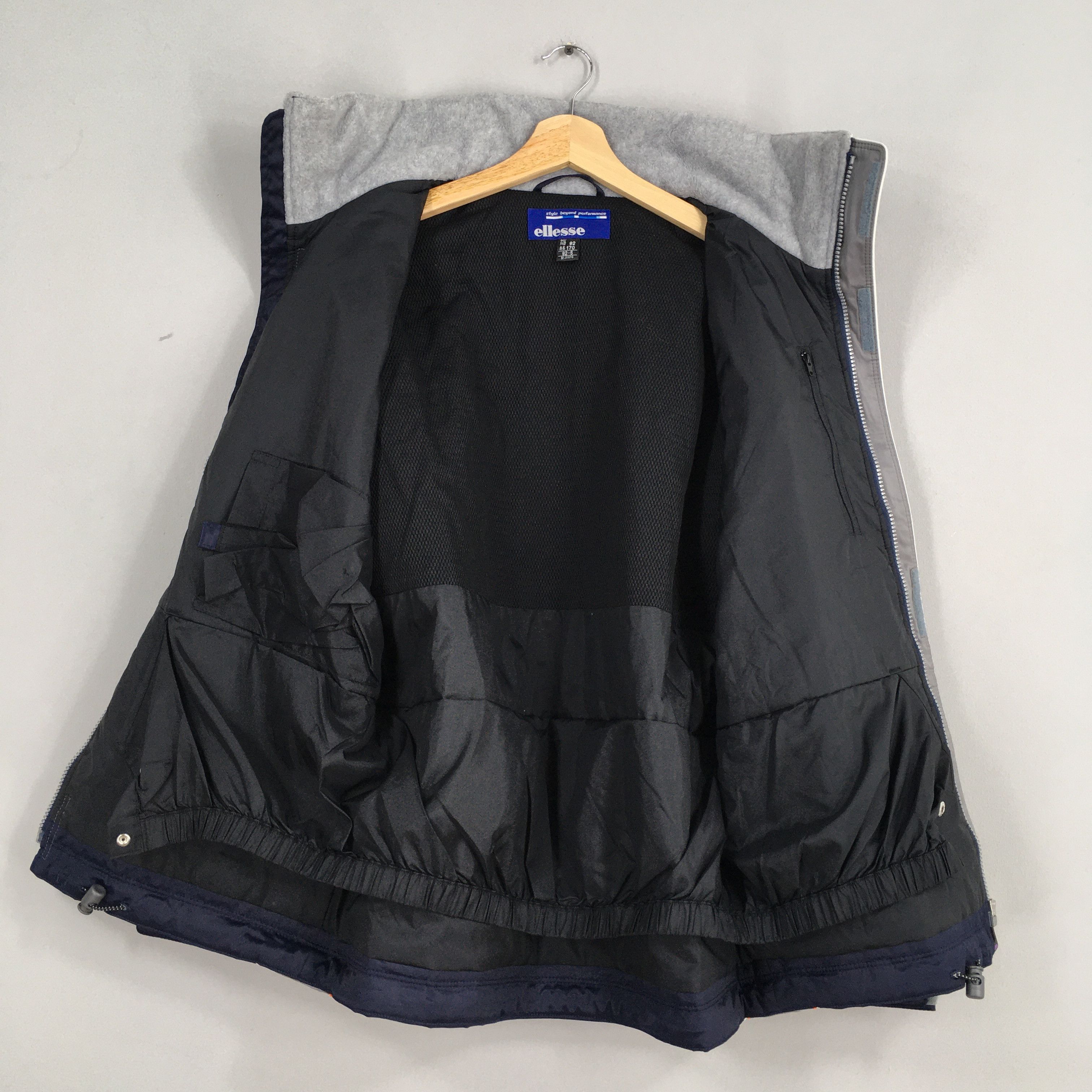 Vintage 90's Ellesse Ski Wear Blue Outerwear Jacket Medium