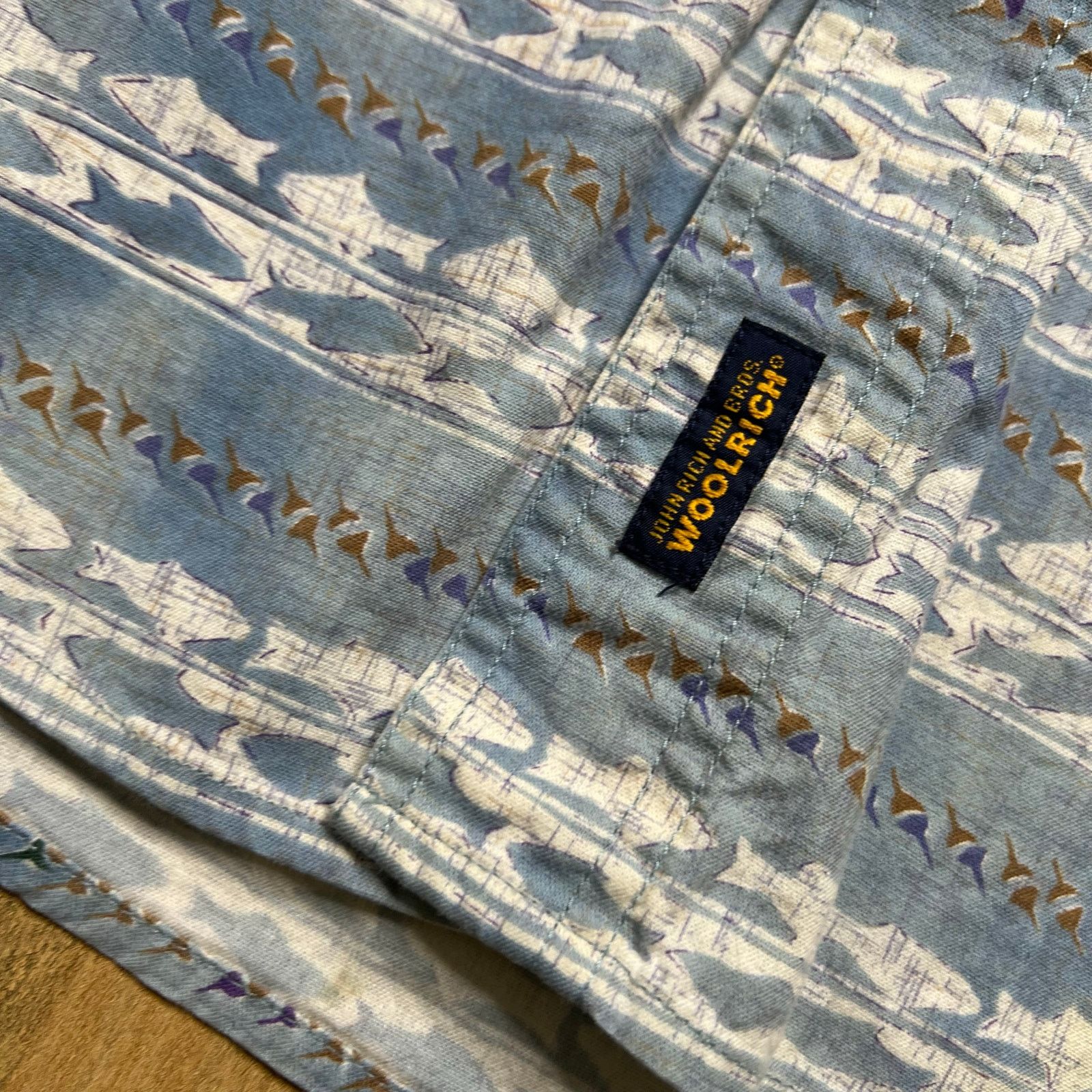 Woolrich Woolen Mills Vintage 90s Woolrich Mens Sz XL Fish Button Shirt Size US XL / EU 56 / 4 - 6 Thumbnail
