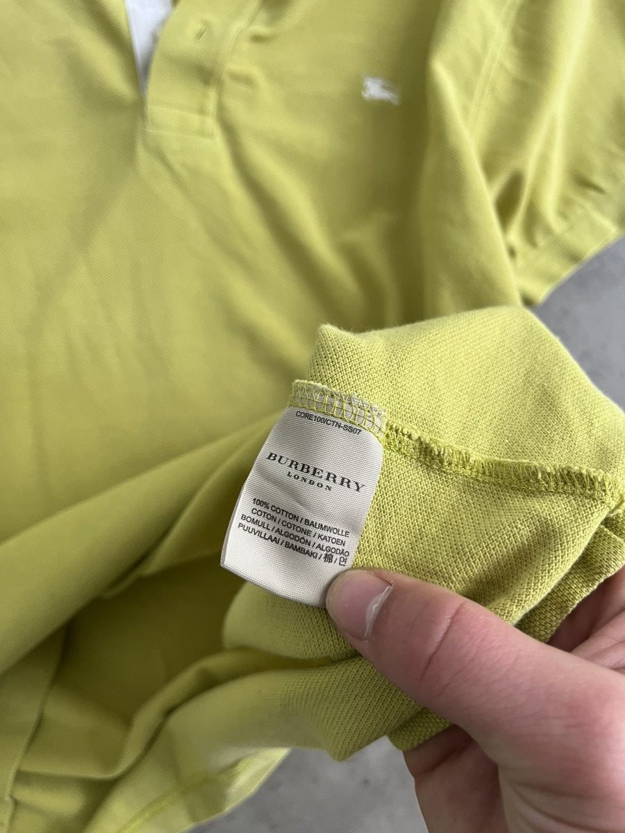 Burberry Burberry polo shirt yellow green L Size US L / EU 52-54 / 3 - 5 Thumbnail
