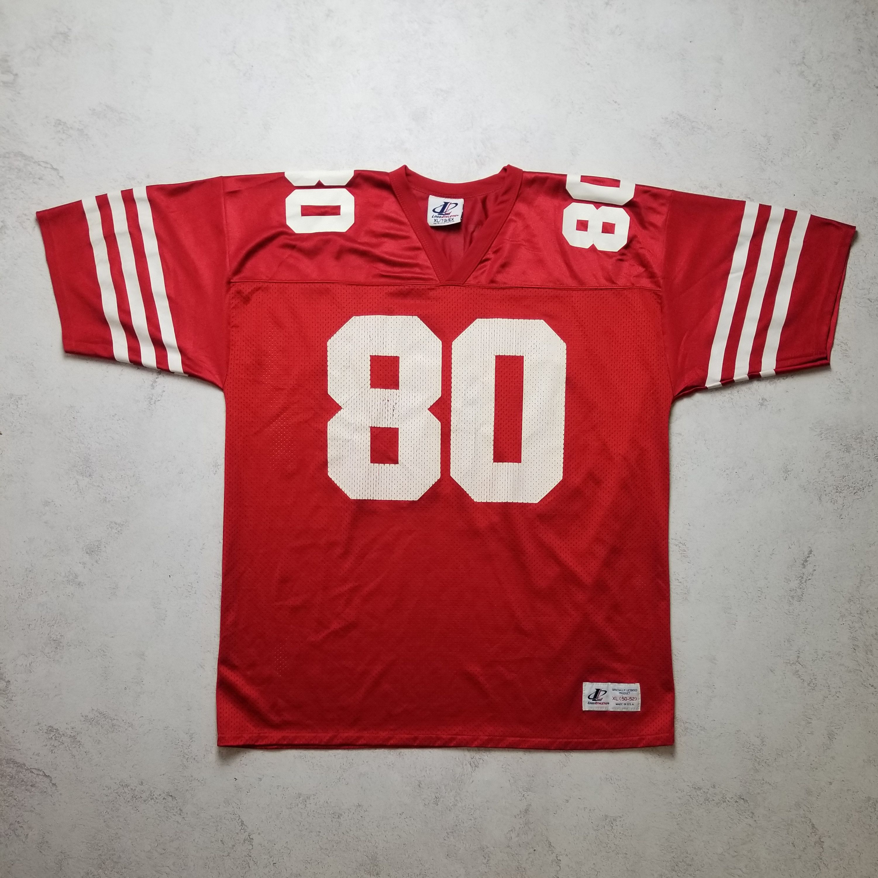 Logo Athletic VTG 80-90s NFL San Francisco 49ers Jerry Rice Jersey Size US XL / EU 56 / 4 - 1 Thumbnail