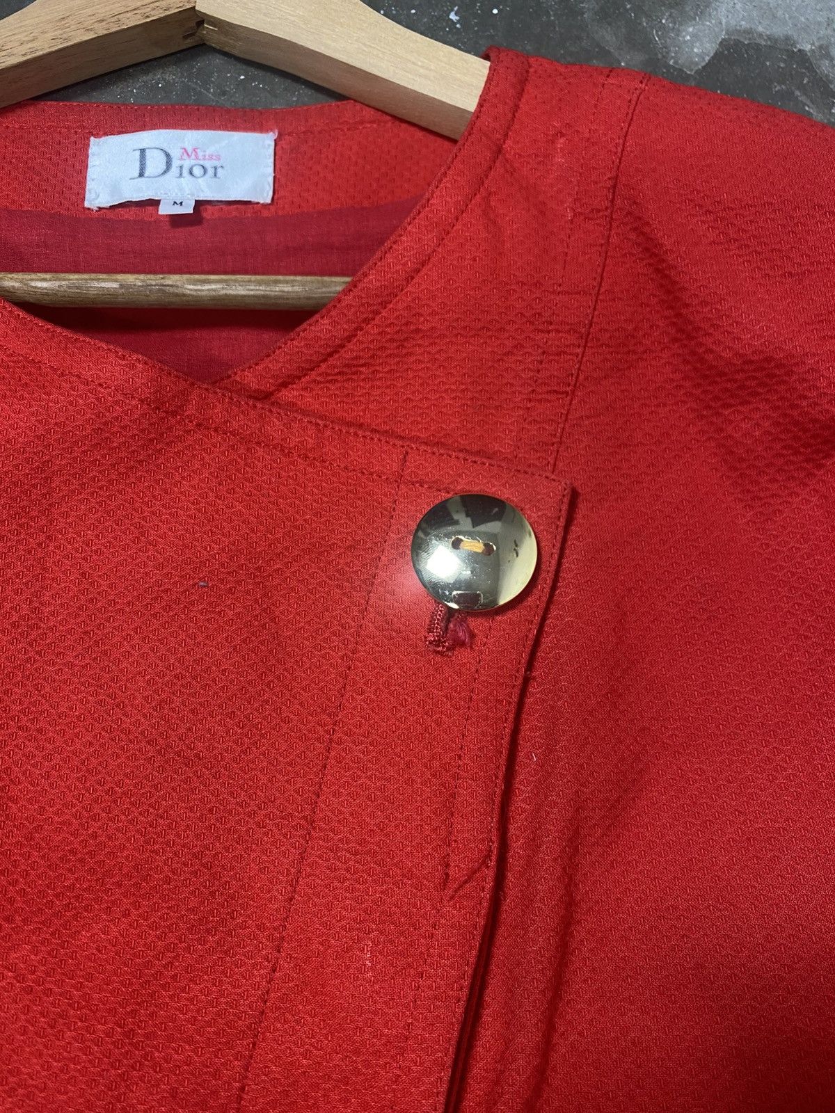 Christian Dior Monsieur Vintage Miss Dior Crop Top Jacket Size XS / US 0-2 / IT 36-38 - 10 Thumbnail