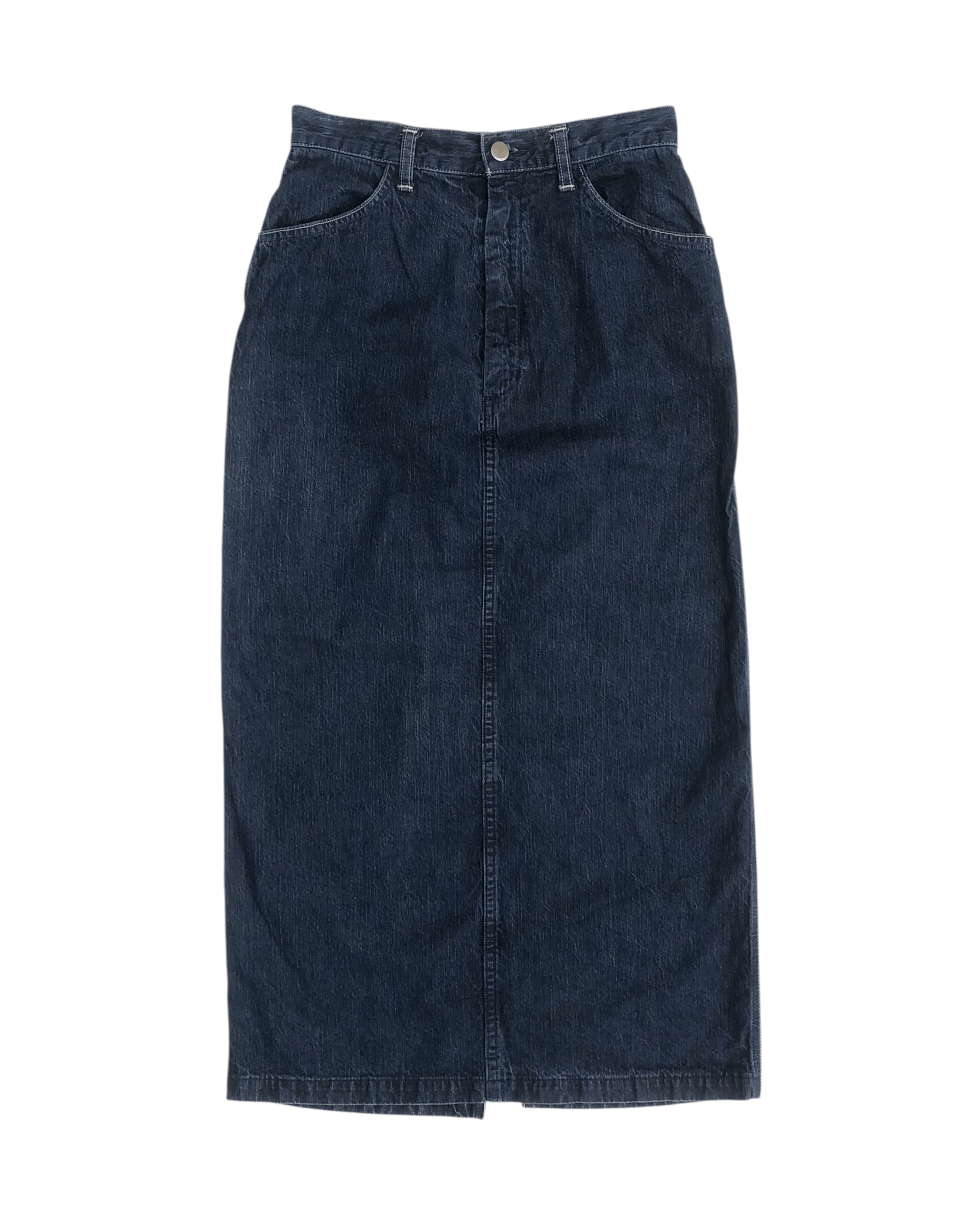 Auralee AURALEE Hard Twist Light Denim Skirts Size 26" / US 2 / IT 38 - 1 Thumbnail