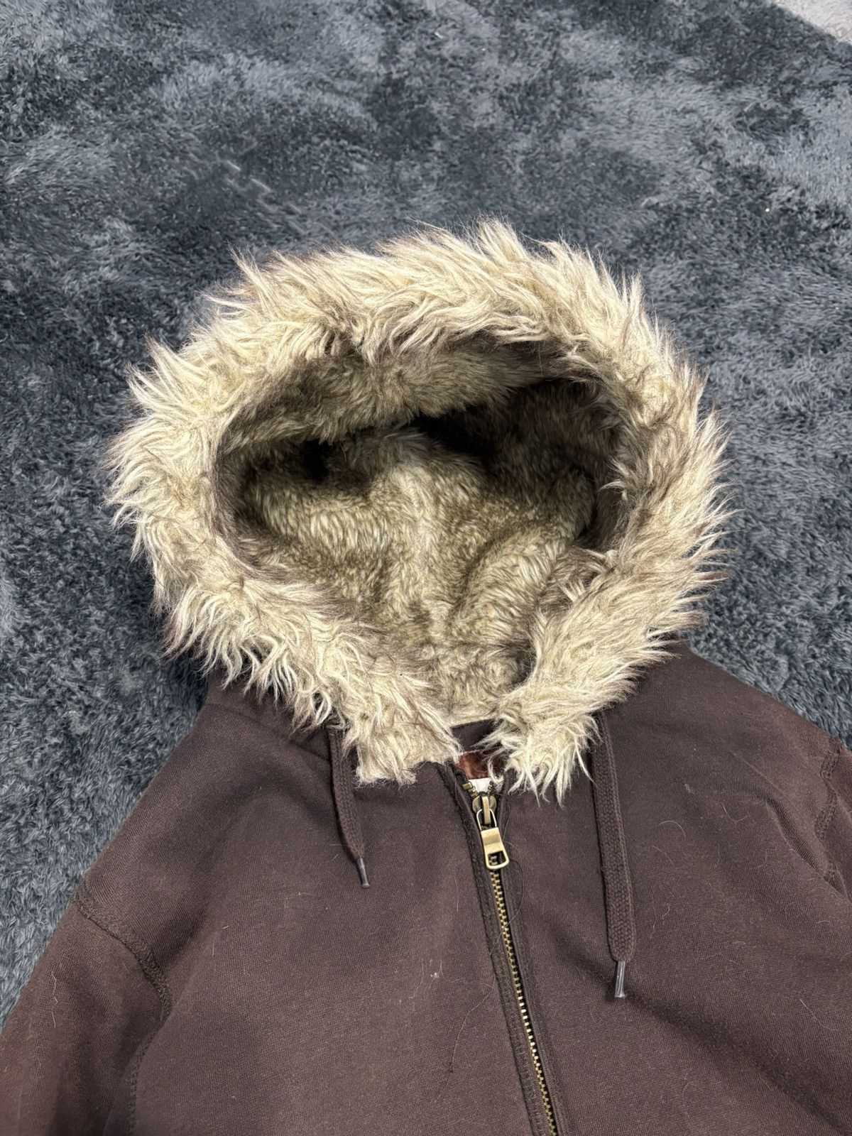 Abercrombie & Fitch Vintage Abercrombie Style Full Fur Y2K Hoodie Size US S / EU 44-46 / 1 - 4 Thumbnail