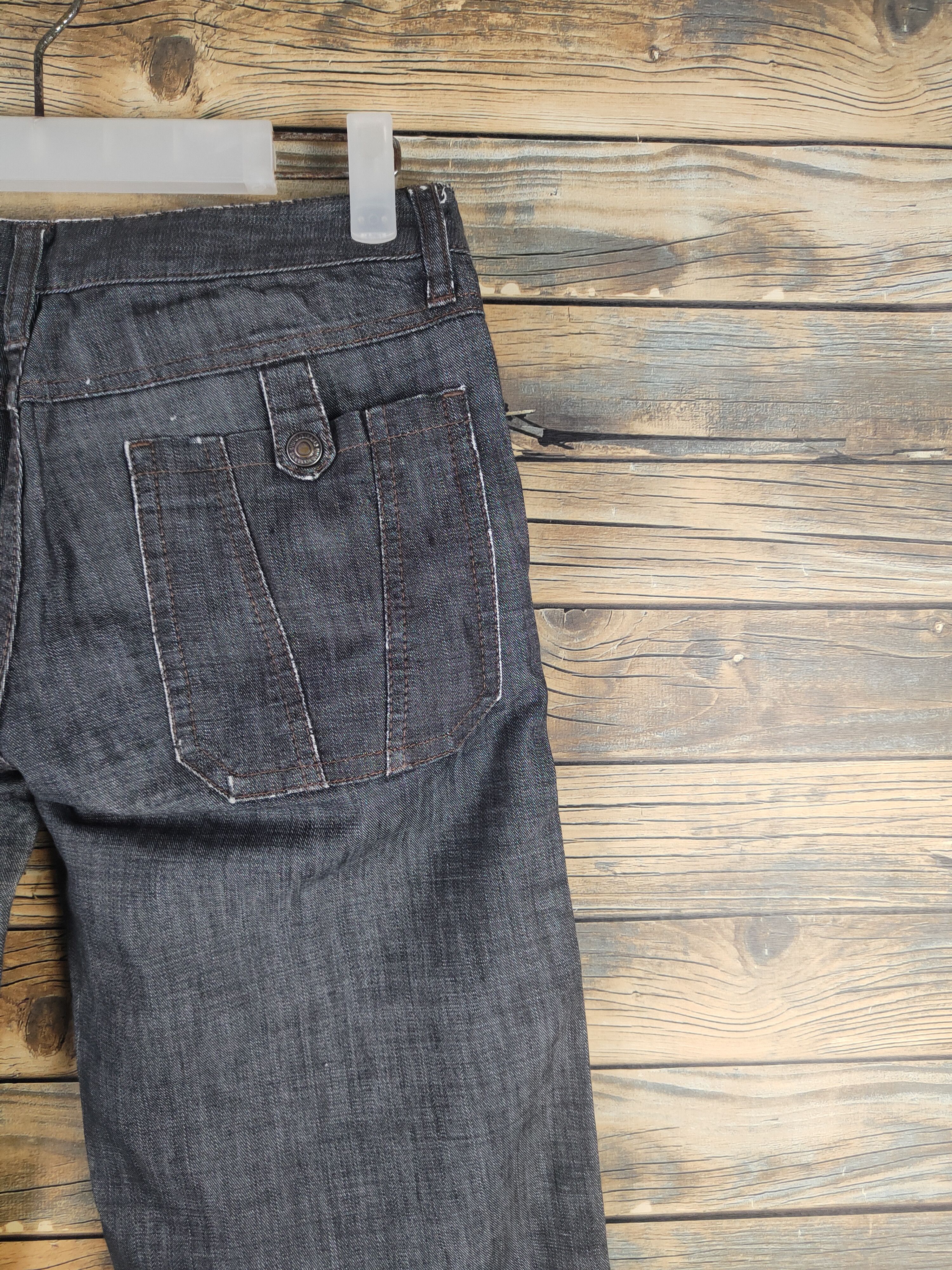 Japanese Brand DL Uniqlo Black Distressed Ripped Soft Jeans #sp46-251T Size 27" / US 4 / IT 40 - 10 Thumbnail