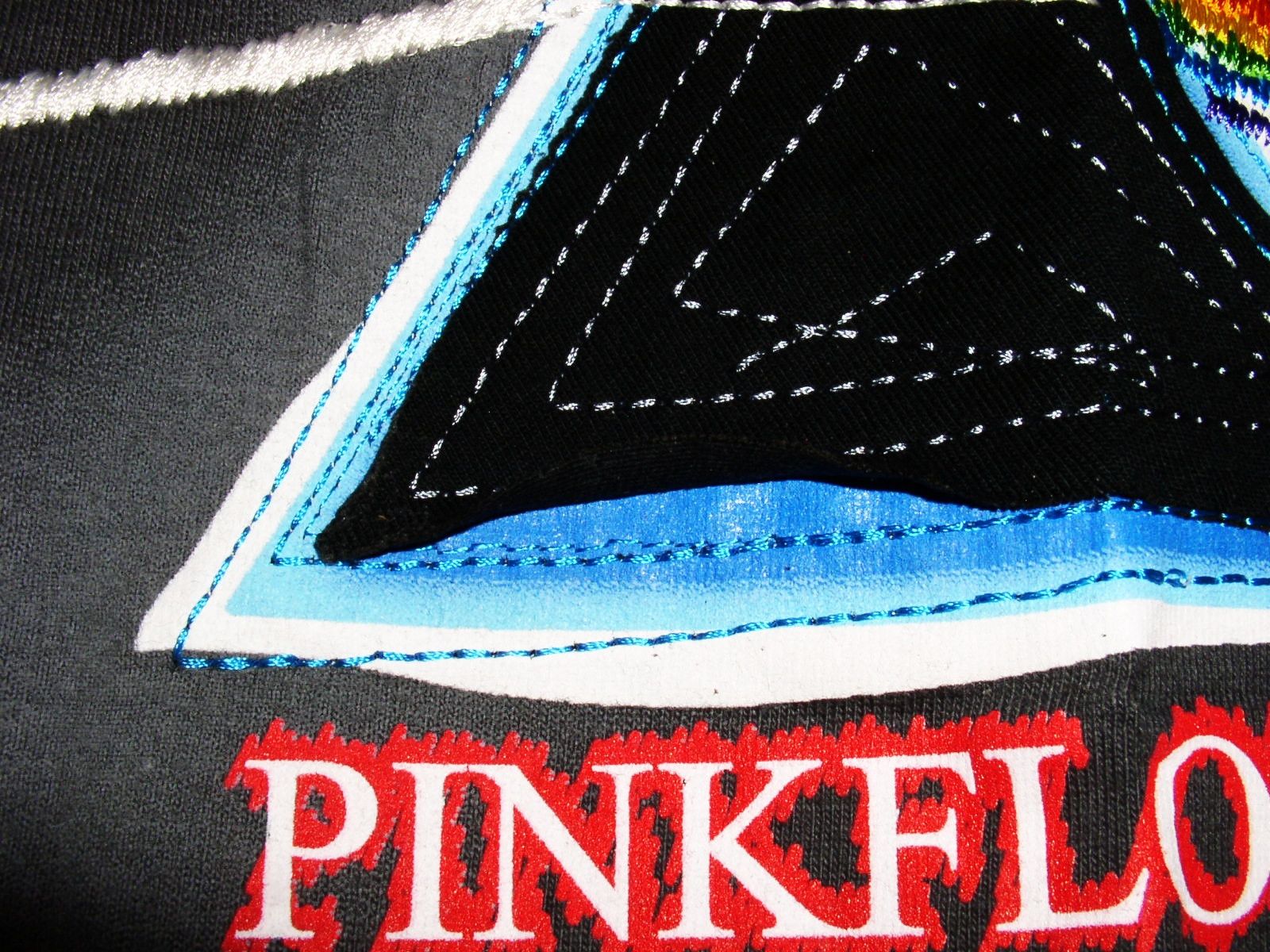 Alstyle Pink Floyd Dark Side Of The Moon Embroidered Shirt 1987 NWT Size US M / EU 48-50 / 2 - 5 Thumbnail