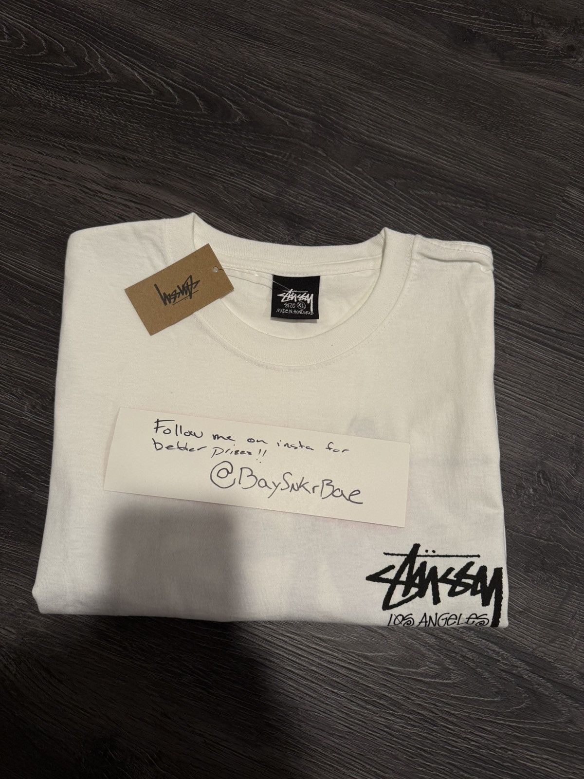 Stussy Los Angeles chapter t shirt