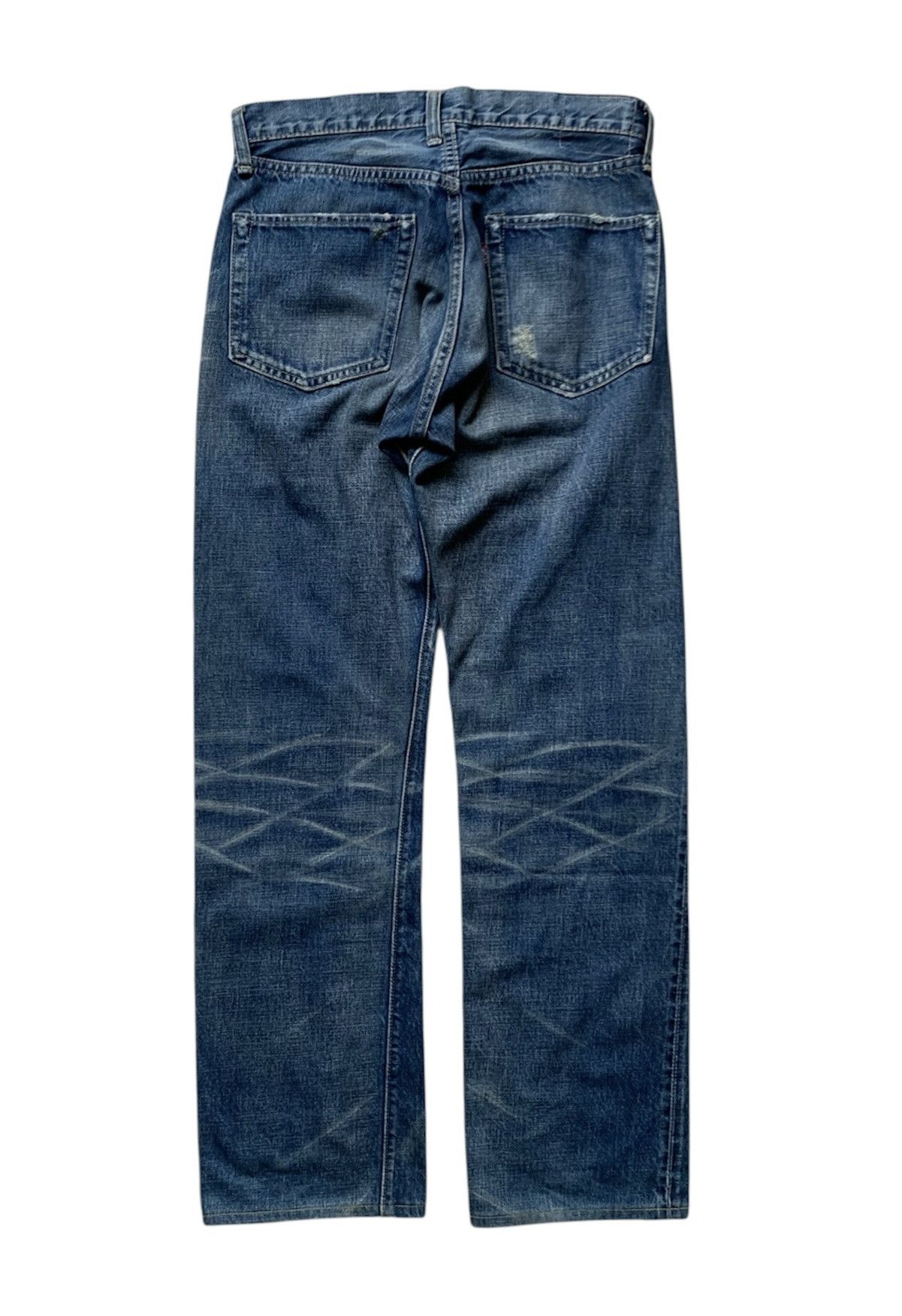 Japanese Brand Denime japan distressed selvedge denim Size US 30 / EU 46 - 4 Thumbnail