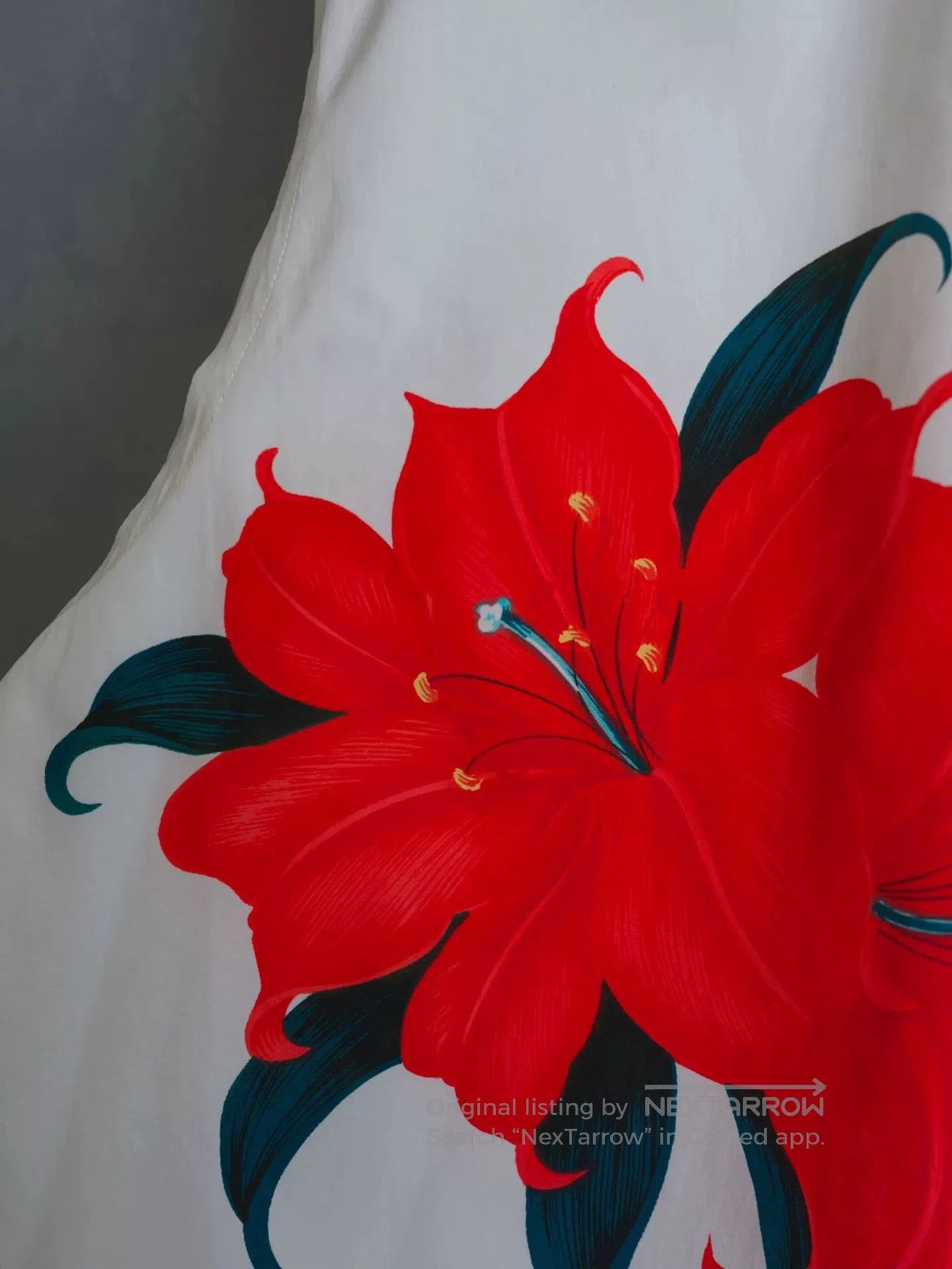 Yohji Yamamoto Yohji Yamamoto Red Floral Long Sleeve Shirt. Size US M / EU 48-50 / 2 - 5 Thumbnail