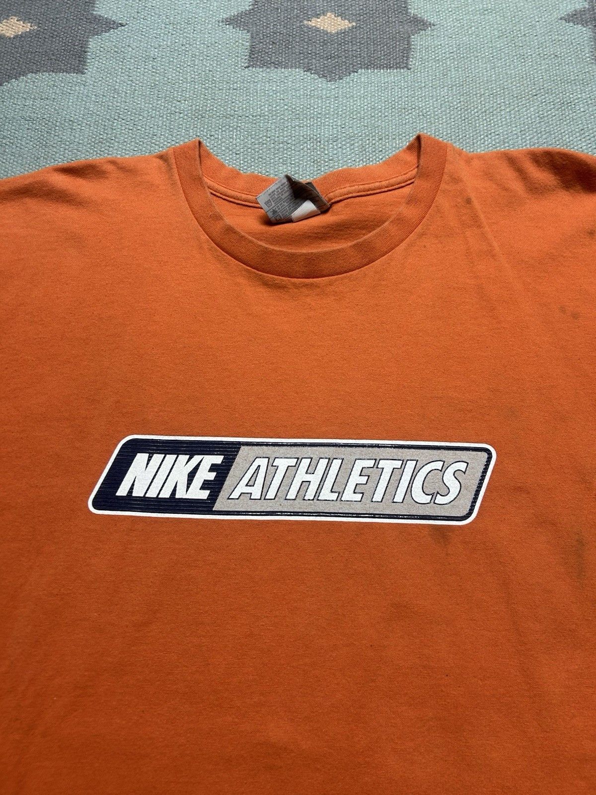 Vintage Vintage t shirt Nike athletics spell out logo sports XXL Size US XXL / EU 58 / 5 - 3 Thumbnail