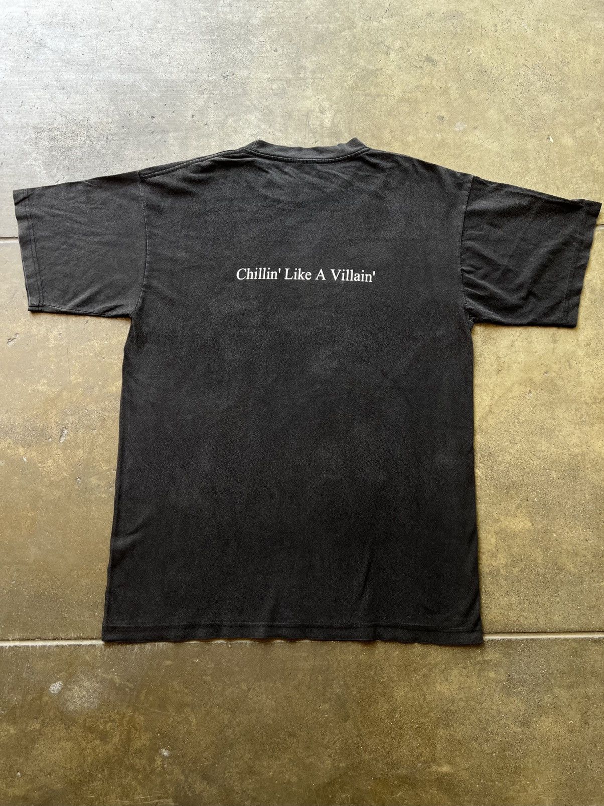 Vintage ‘90s Scarface Rap Tee Movie Shirt Chillin Like A Villain Size US L / EU 52-54 / 3 - 2 Thumbnail