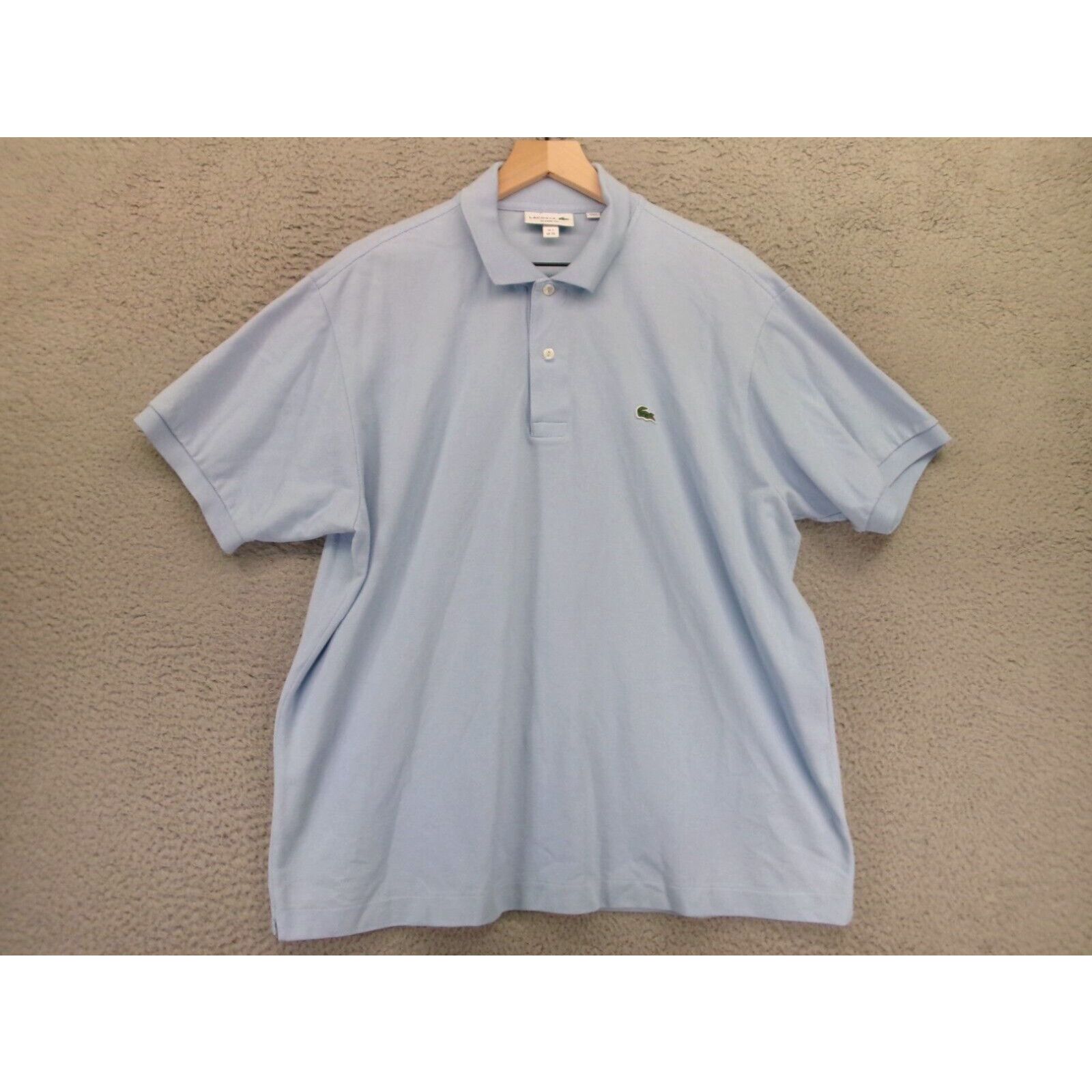 Lacoste Lacoste Polo Shirt Mens 2XL Classic Fit Light Blue Short Sleeve Cotton Grailed