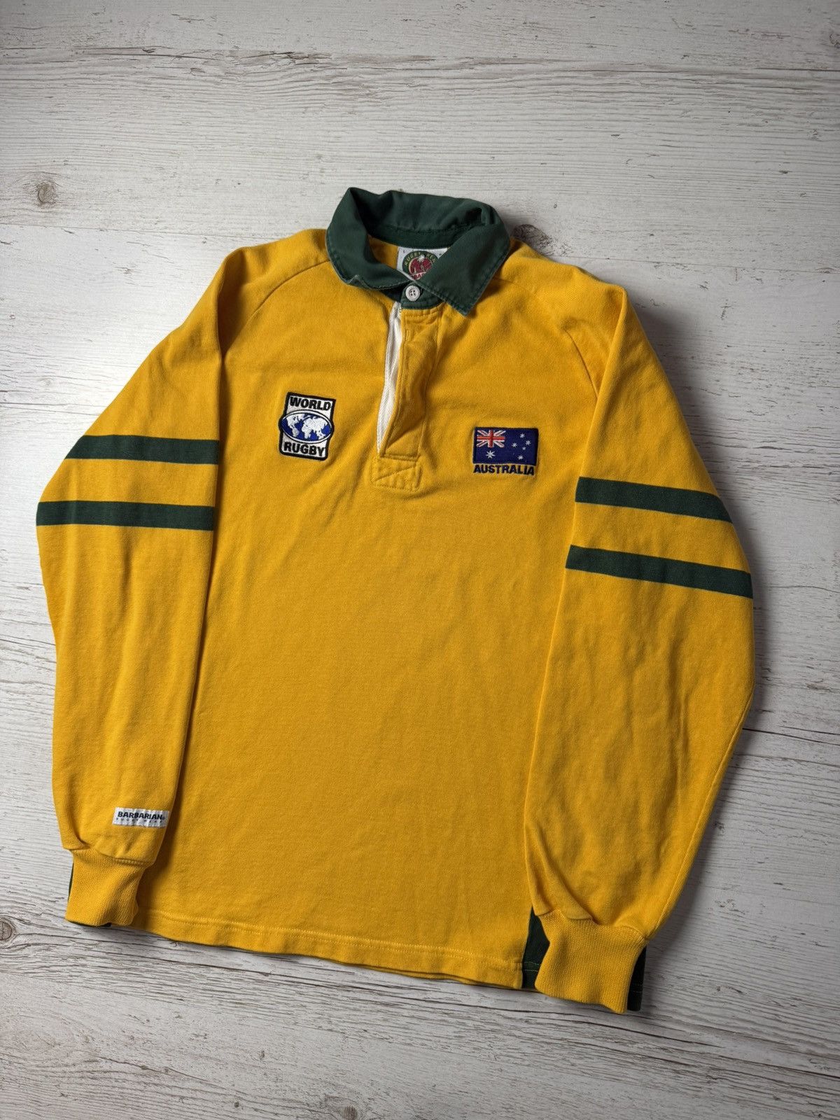 Canterbury of New Zealand 2000s Australian Wallabies World Rugby Polo Shirt Size US L / EU 52-54 / 3 - 2 Thumbnail