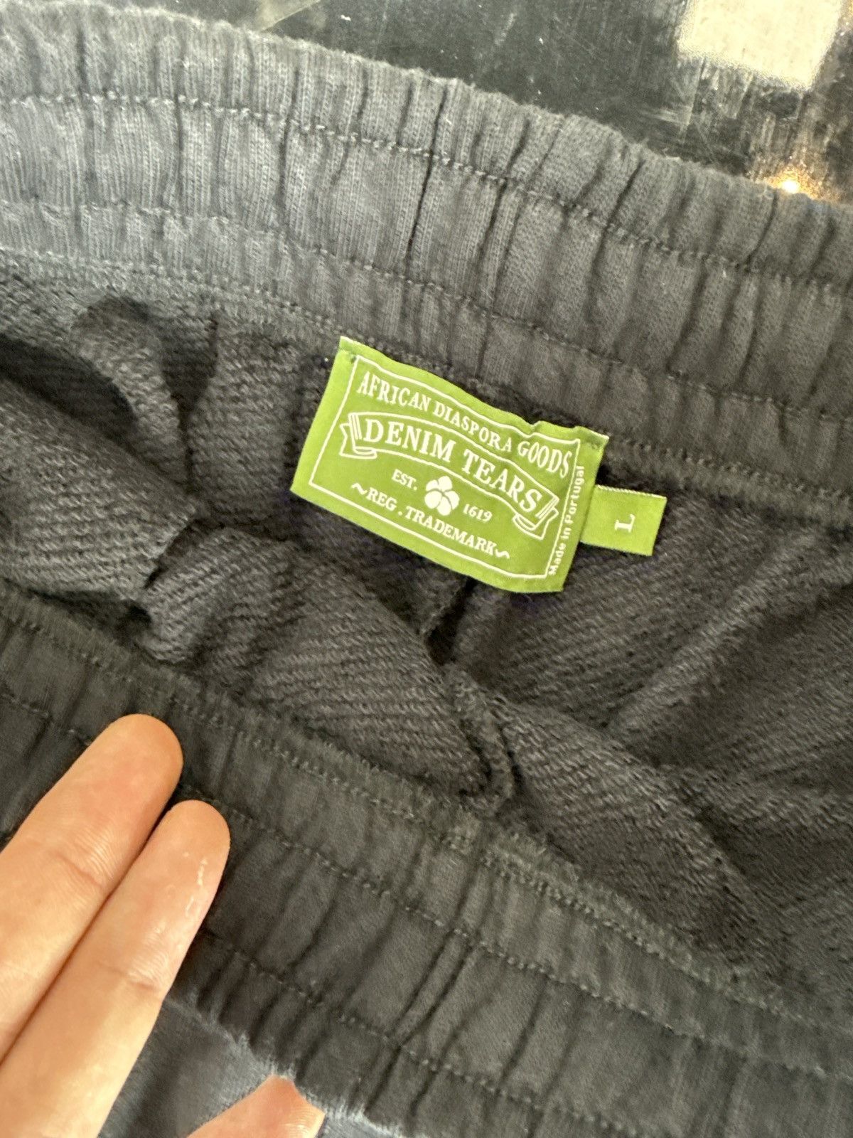DENIM TEARS Denim Tear Black Sweats Size US 34 / EU 50 - 3 Thumbnail