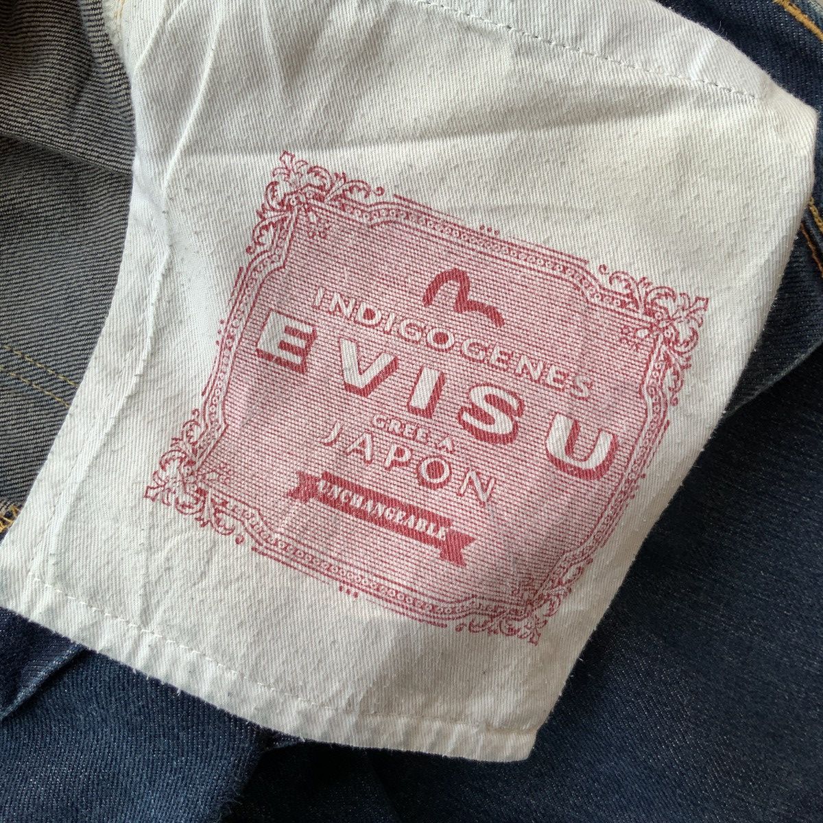 Evisu × Japanese Brand EVISU BRUSHSTROKES DAICOCK SELVEDGE JEANS Size US 30 / EU 46 - 10 Thumbnail