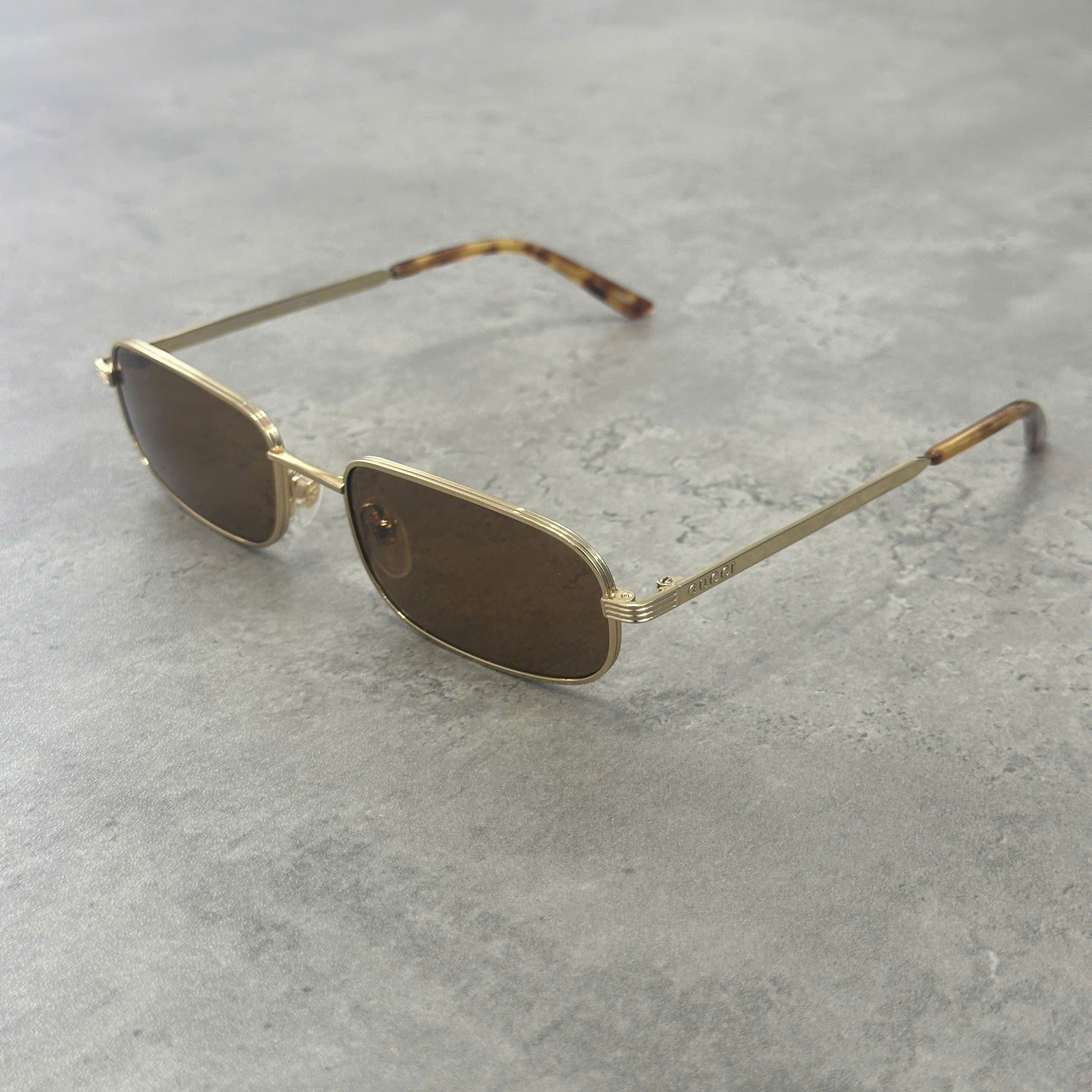Gucci GUCCI GG1457S 002 Sunglasses GOLD Size ONE SIZE - 1 Thumbnail