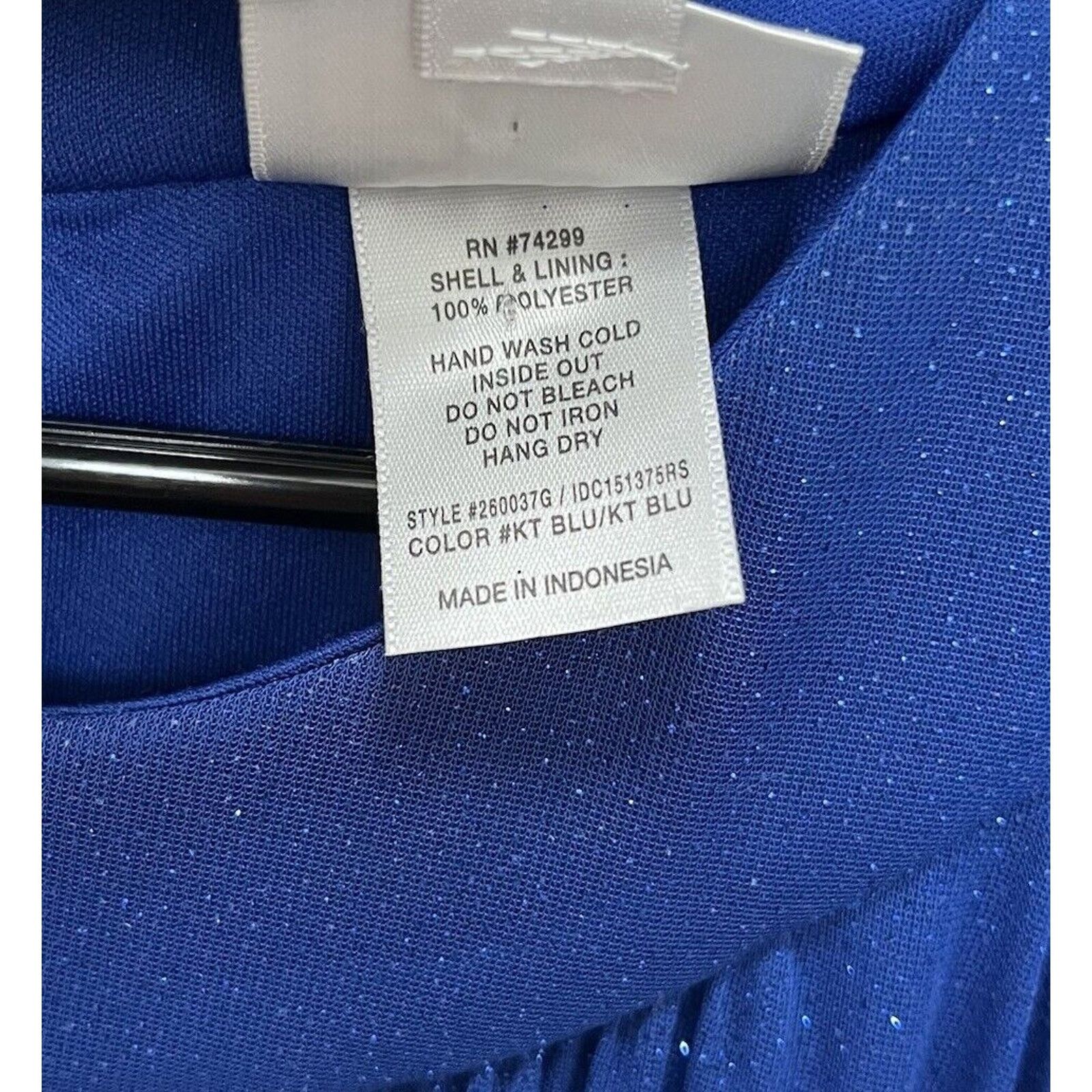 Vintage Sweet Storm | Blue Shimmer Keyhole Maxi Party Dress vintage Size S / US 4 / IT 40 - 6 Thumbnail