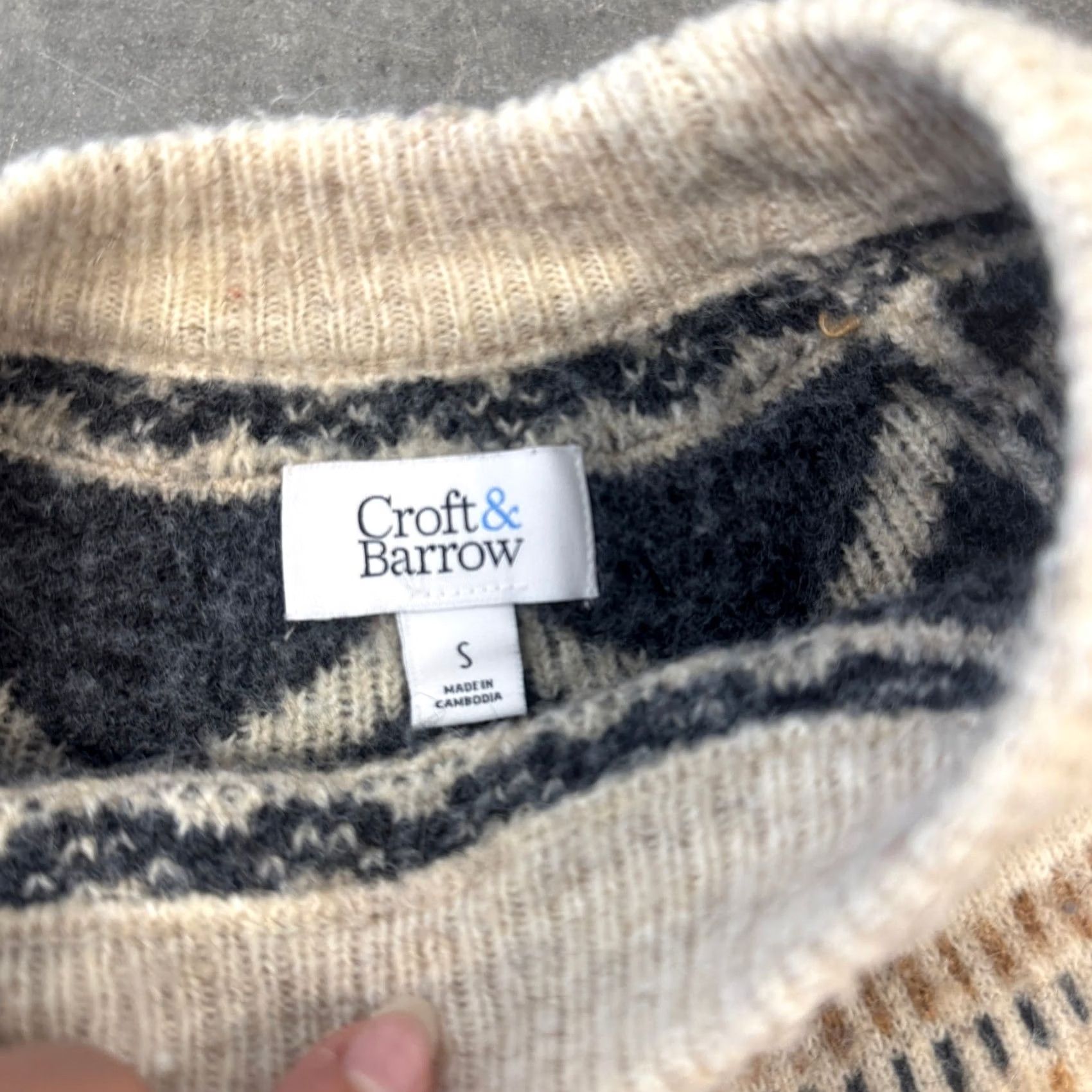 Triangl VINTAGE Y2K Beige Triangle Brown Soft Longsleeve Sweater Small Women S Brown Pullover Knit Size S / US 4 / IT 40 - 3 Thumbnail