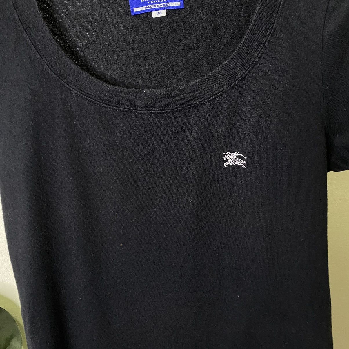 Black Label × Burberry Burberry London Blue Label Essential Women T Shirt Size S / US 4 / IT 40 - 2 Thumbnail