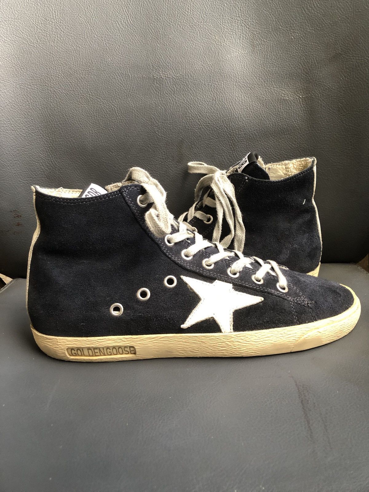 Golden Goose Golden Goose Francy Blue Suede Women’s Sneakers Size 38 Size US 8 / IT 38 - 6 Thumbnail