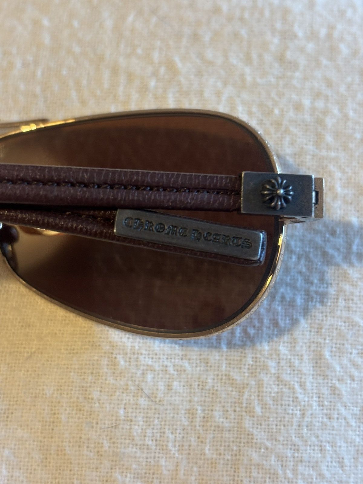 Chrome Hearts Chrome Hearts “Red Riot” aviator sunglasses. Size ONE SIZE - 7 Thumbnail