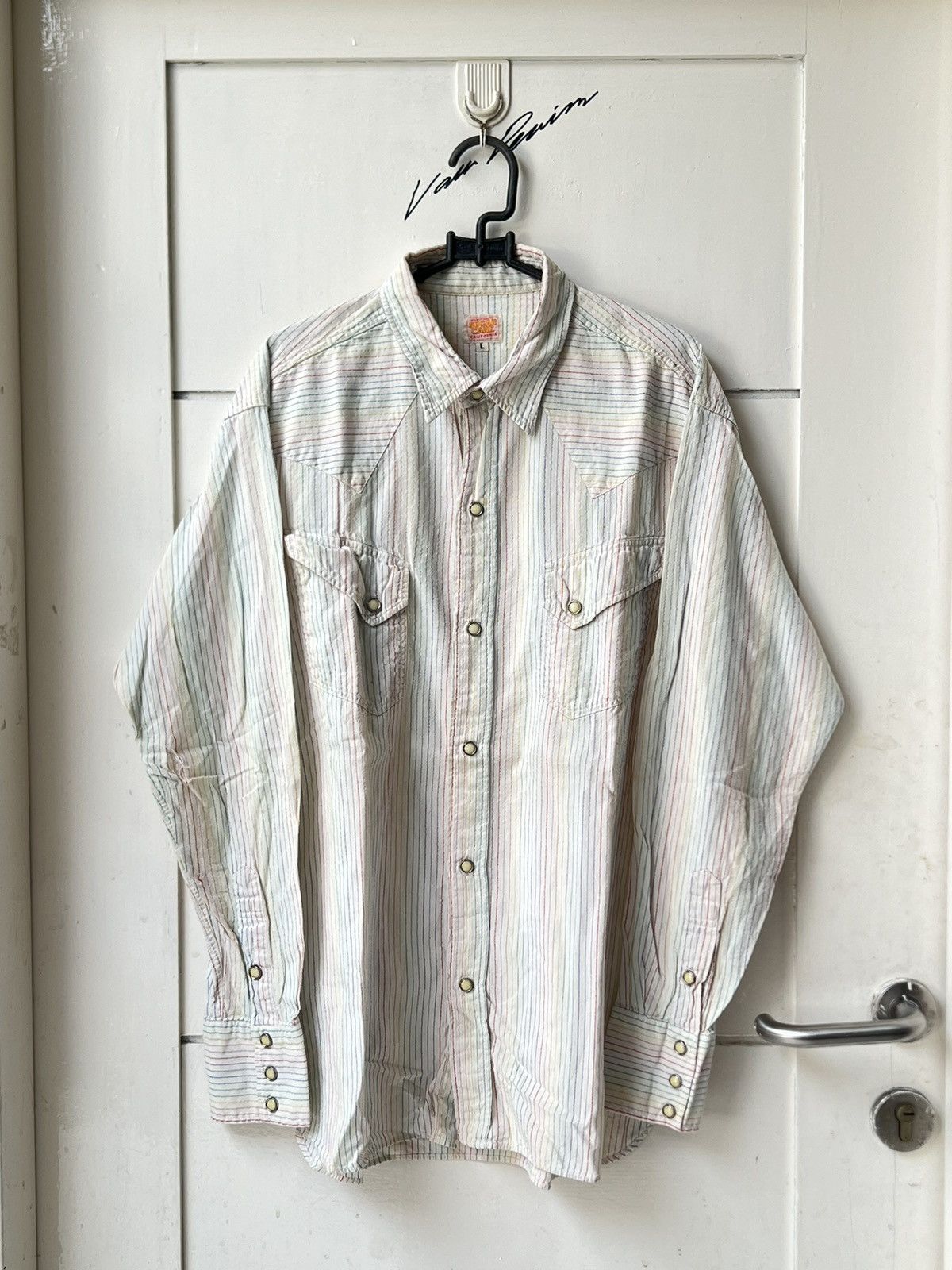 Sugar Cane SUGAR CANE Striped Western Shirt Size US M / EU 48-50 / 2 - 1 Thumbnail