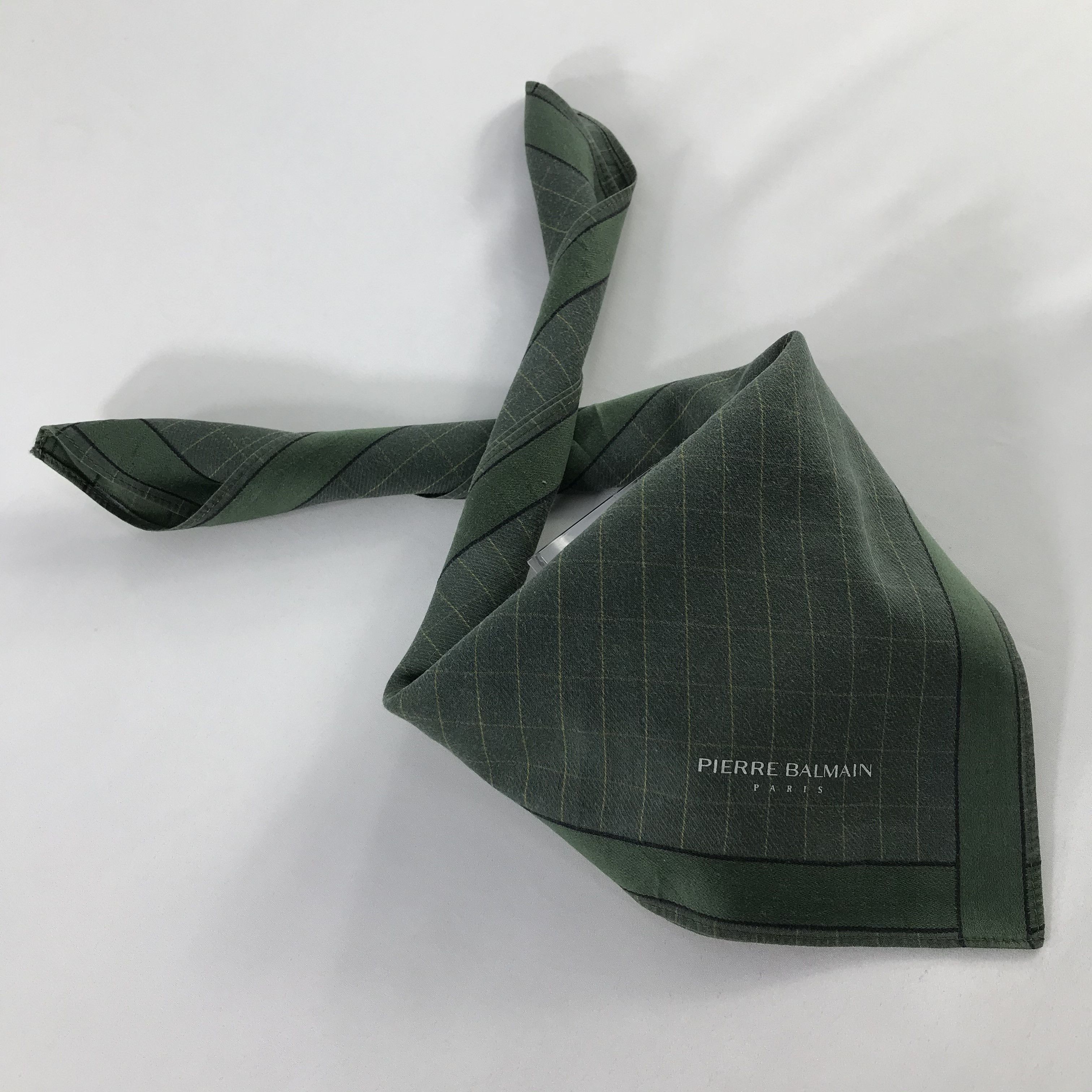 Pierre Balmain × Vintage Pierre Balmain Bandana / Handkerchief / Neckerchief - S628 Size ONE SIZE - 4 Thumbnail