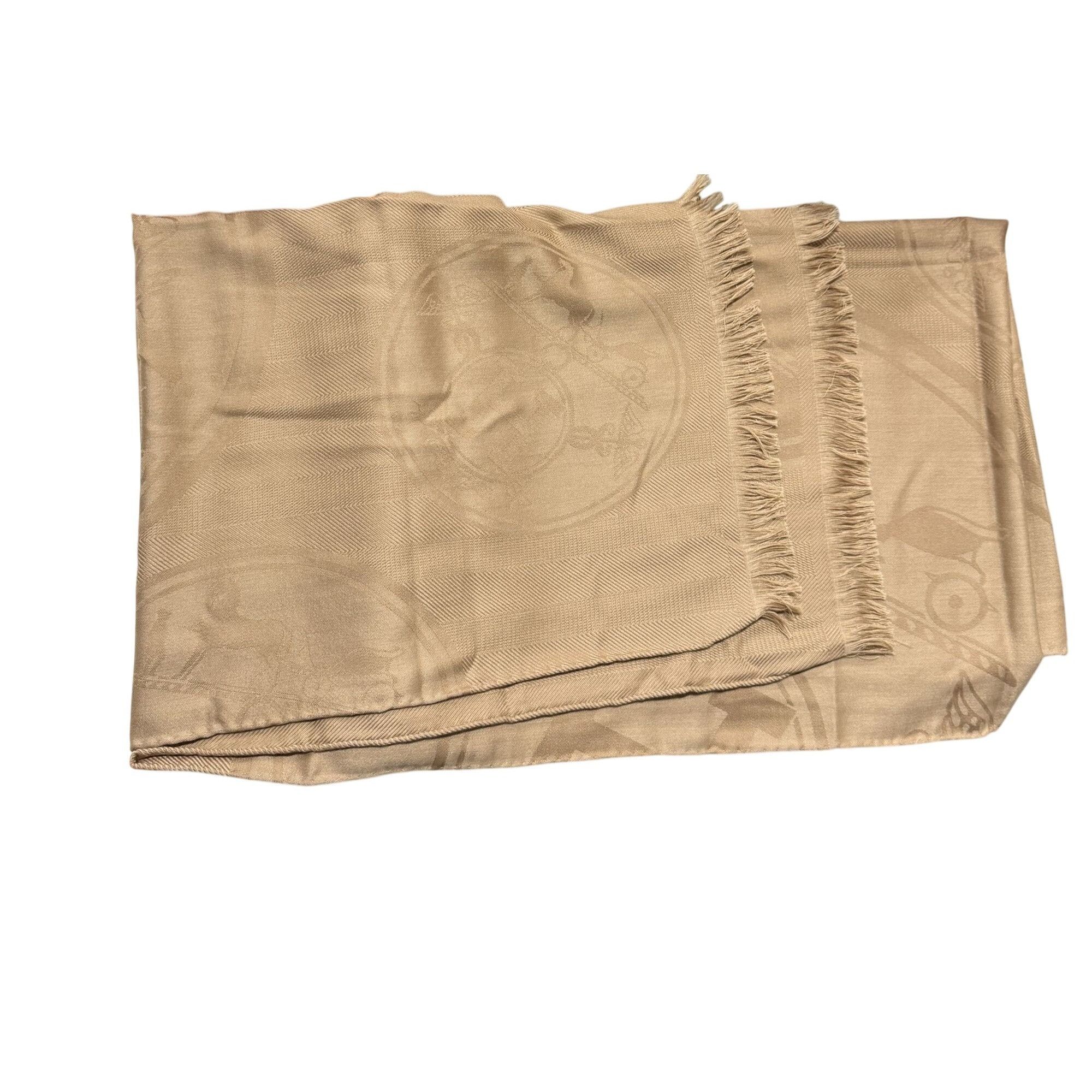 Hermes Hermès Etole New Libris Confettis DEx-Libris CT/Kraft Shawl Size ONE SIZE - 2 Thumbnail