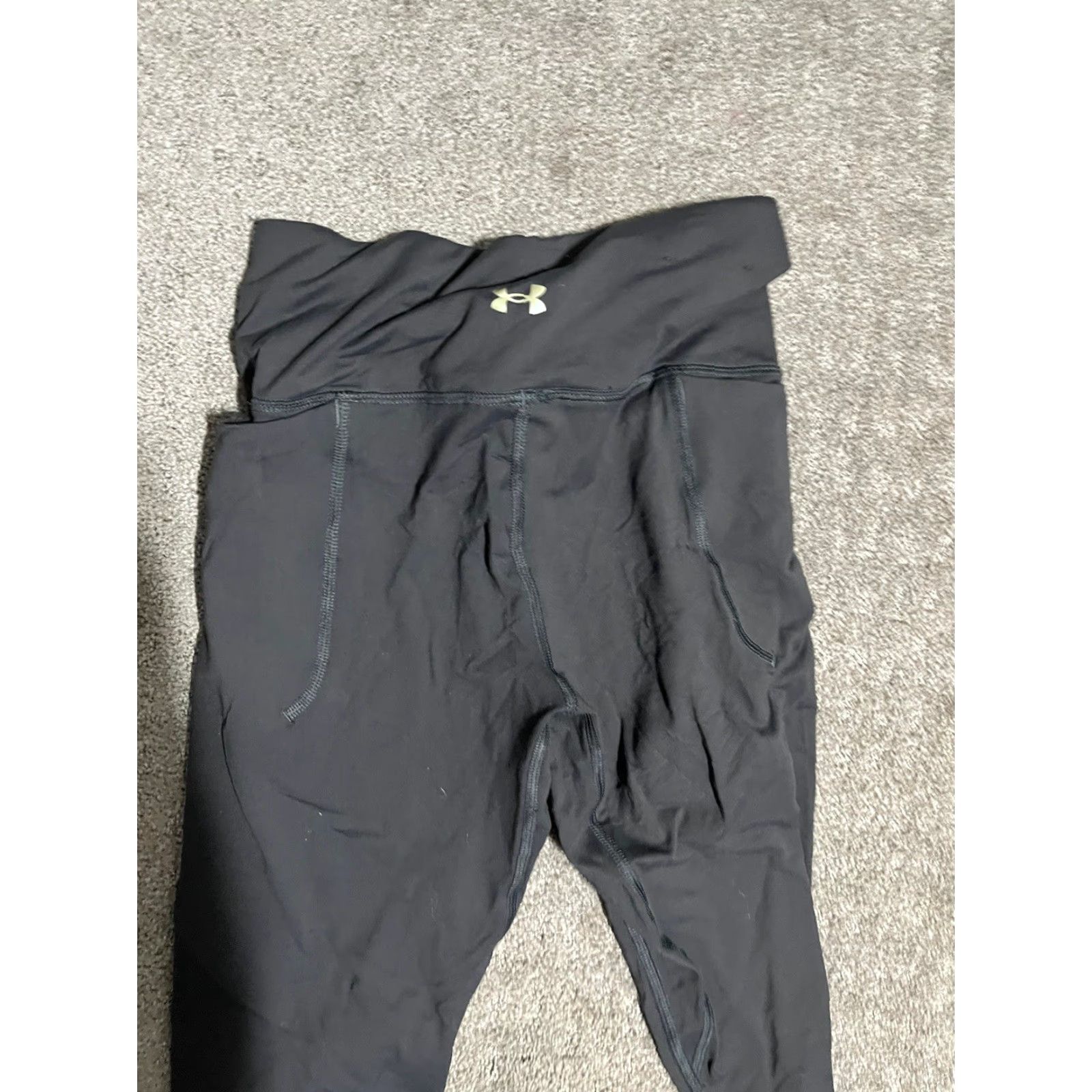 Under Armour Under Armour Activewear Leggings Womens XS Gray Solid Workout Pants Size 26" / US 2 / IT 38 - 2 Thumbnail