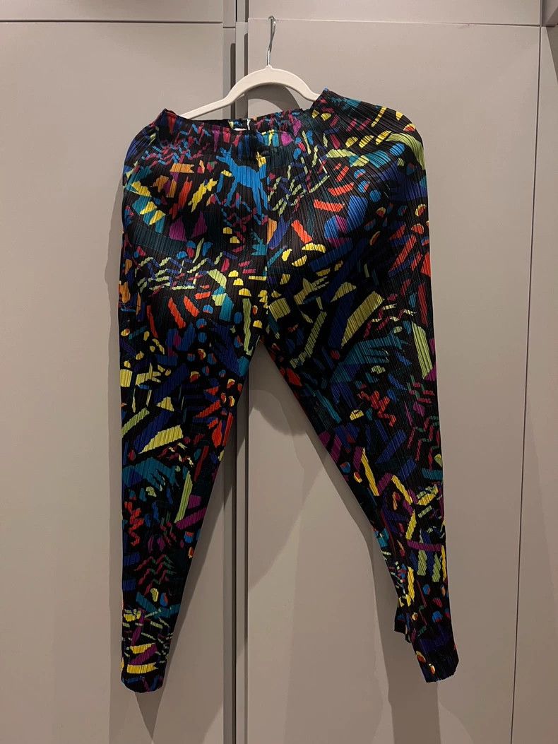 Issey Miyake Issey Miyake size:3 Graffiti pleated pants Size 42" / US 20 - 1 Thumbnail