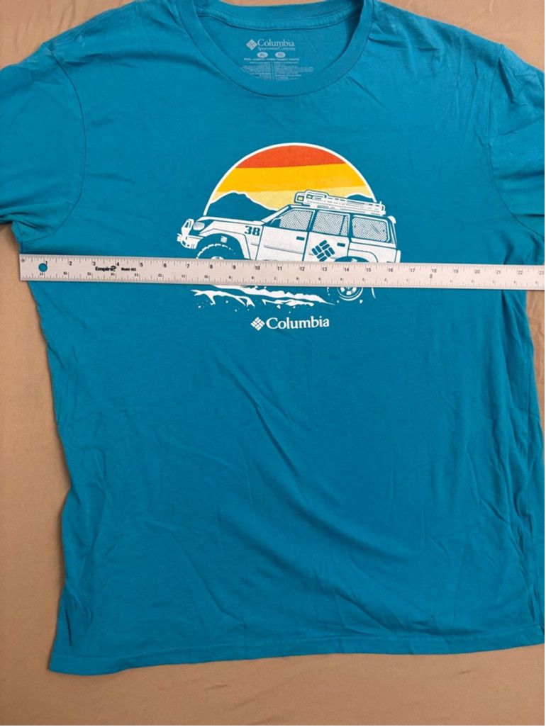 Columbia Men's Columbia Graphic Tee T-Shirt XL Blue Size US XL / EU 56 / 4 - 2 Thumbnail