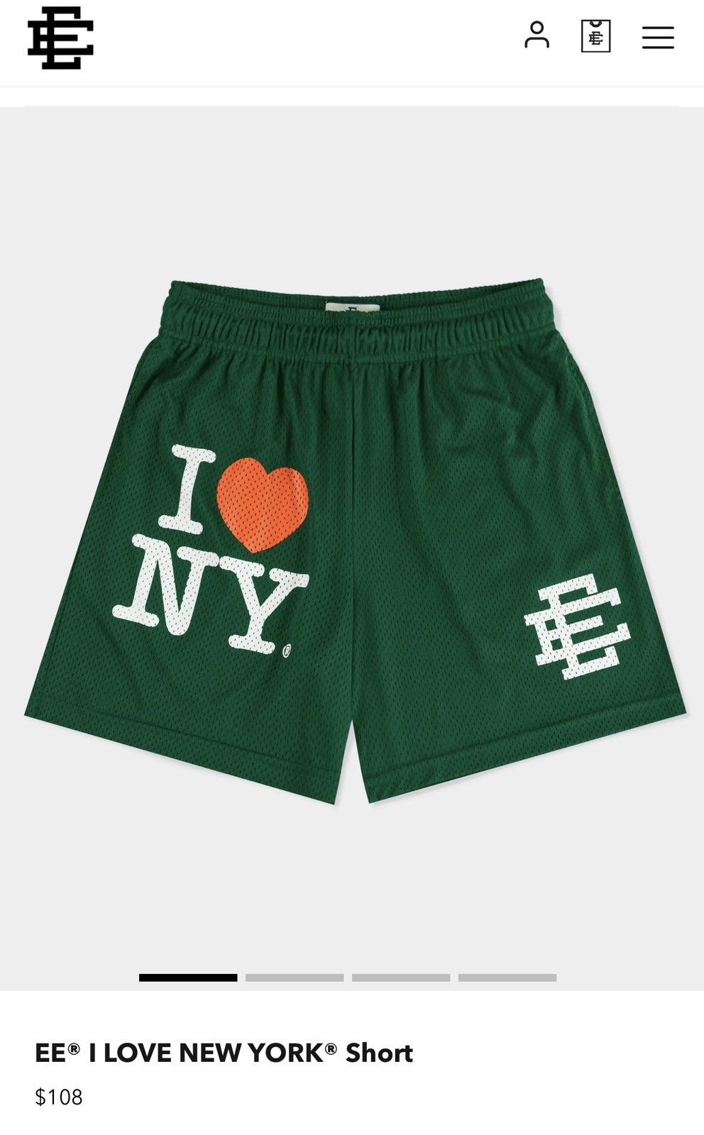Eric Emanuel Eric Emanuel I Love New York Shorts Large Size US 34 / EU 50 - 8 Thumbnail