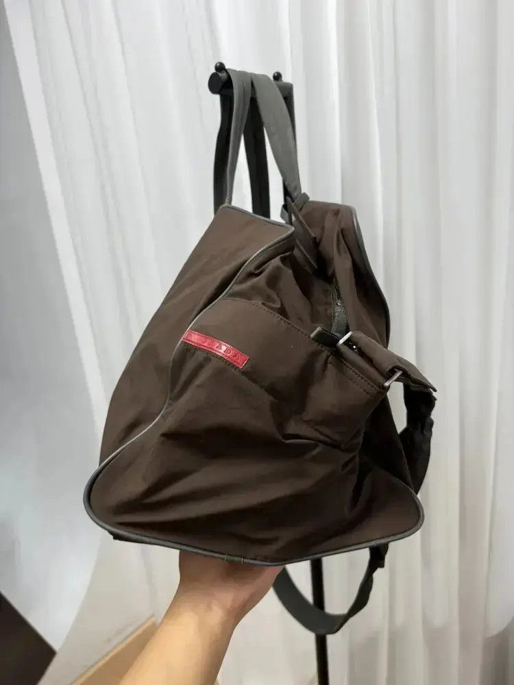 Prada × Vintage Vintage 00s Prada Sports Red Label Gym Bag-2505 Size ONE SIZE - 3 Thumbnail