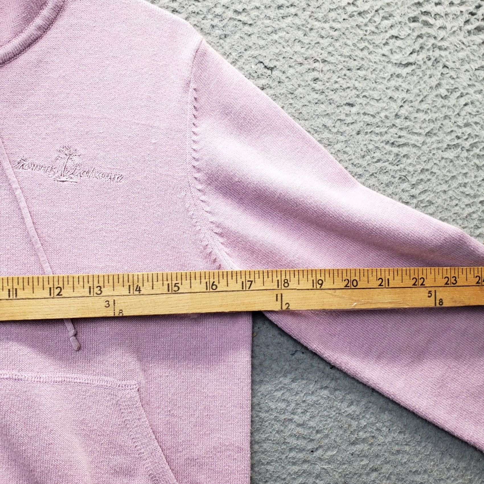 Tommy Bahama Tommy Bahama Hoodie Womens Size S Pink Knit Long Raglan Full Zip Hooded Pocket - Mens? Womens Size S / US 4 / IT 40 - 5 Thumbnail